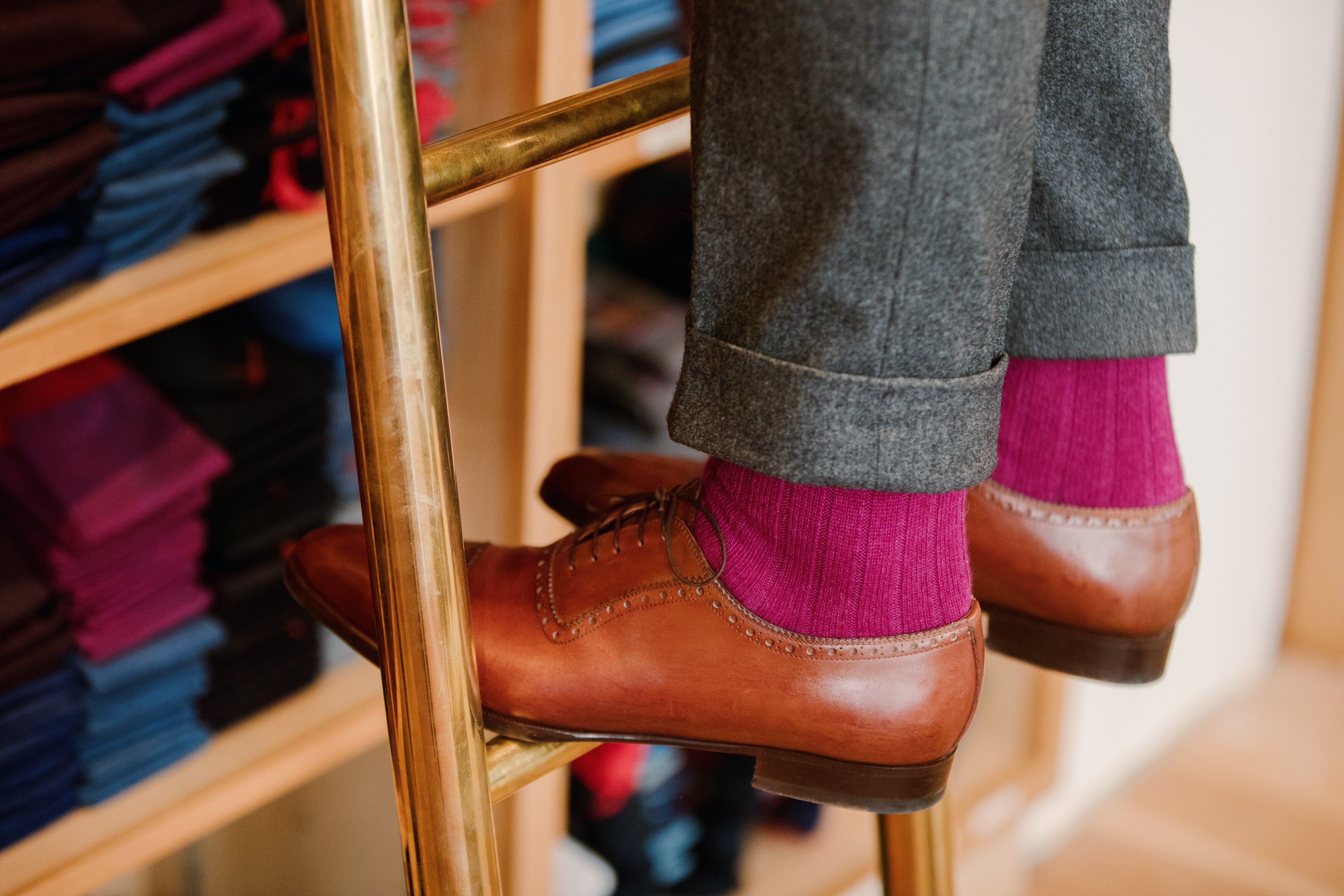 Les chaussettes en cachemire