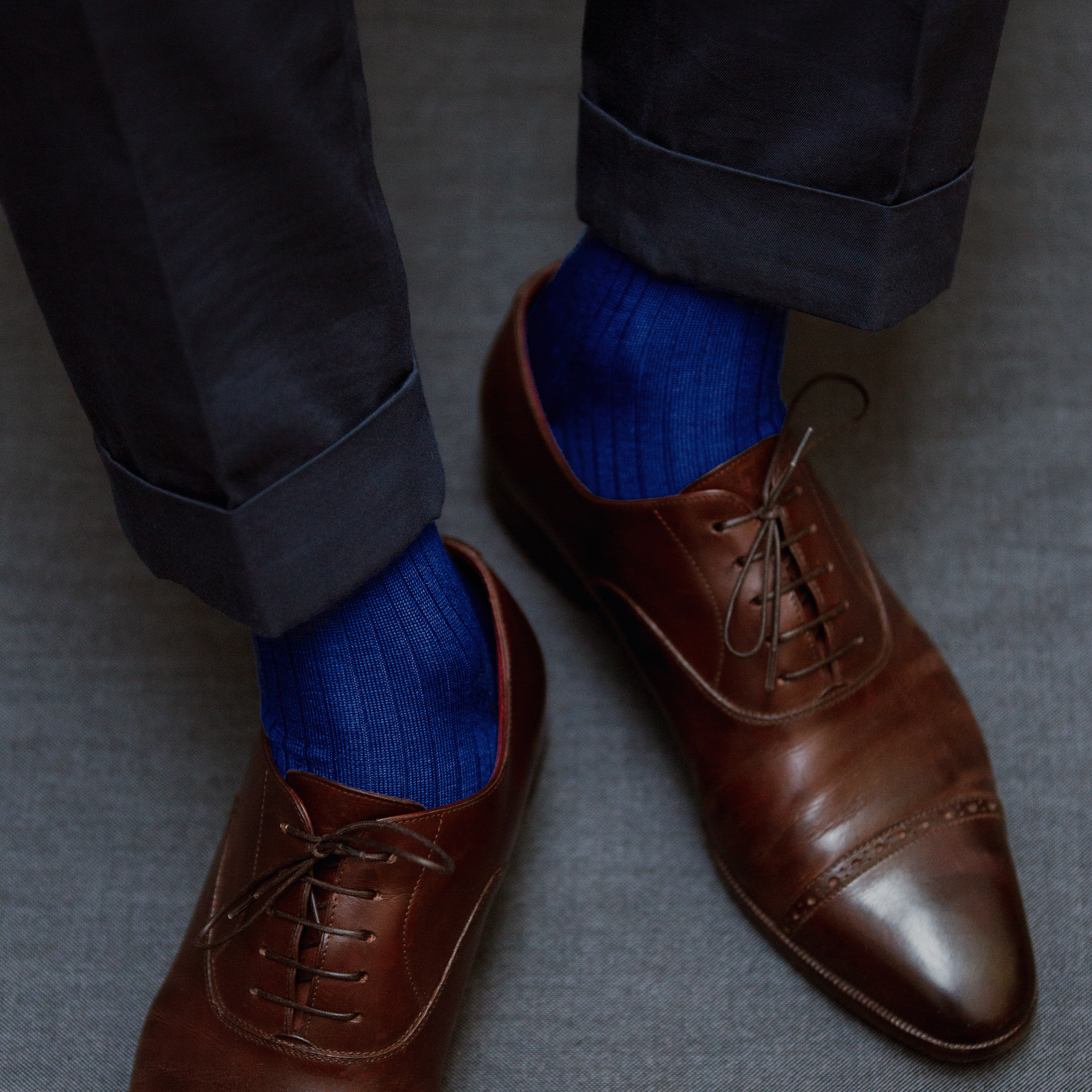 blue dress socks with brown shoes Royal men's - Cashmere & Silk - Mazarin Balmain Dress Black Knit holiday:Shoes2 Deadsoxy These Navy Blue Cotton Size:UK14 - (US10)