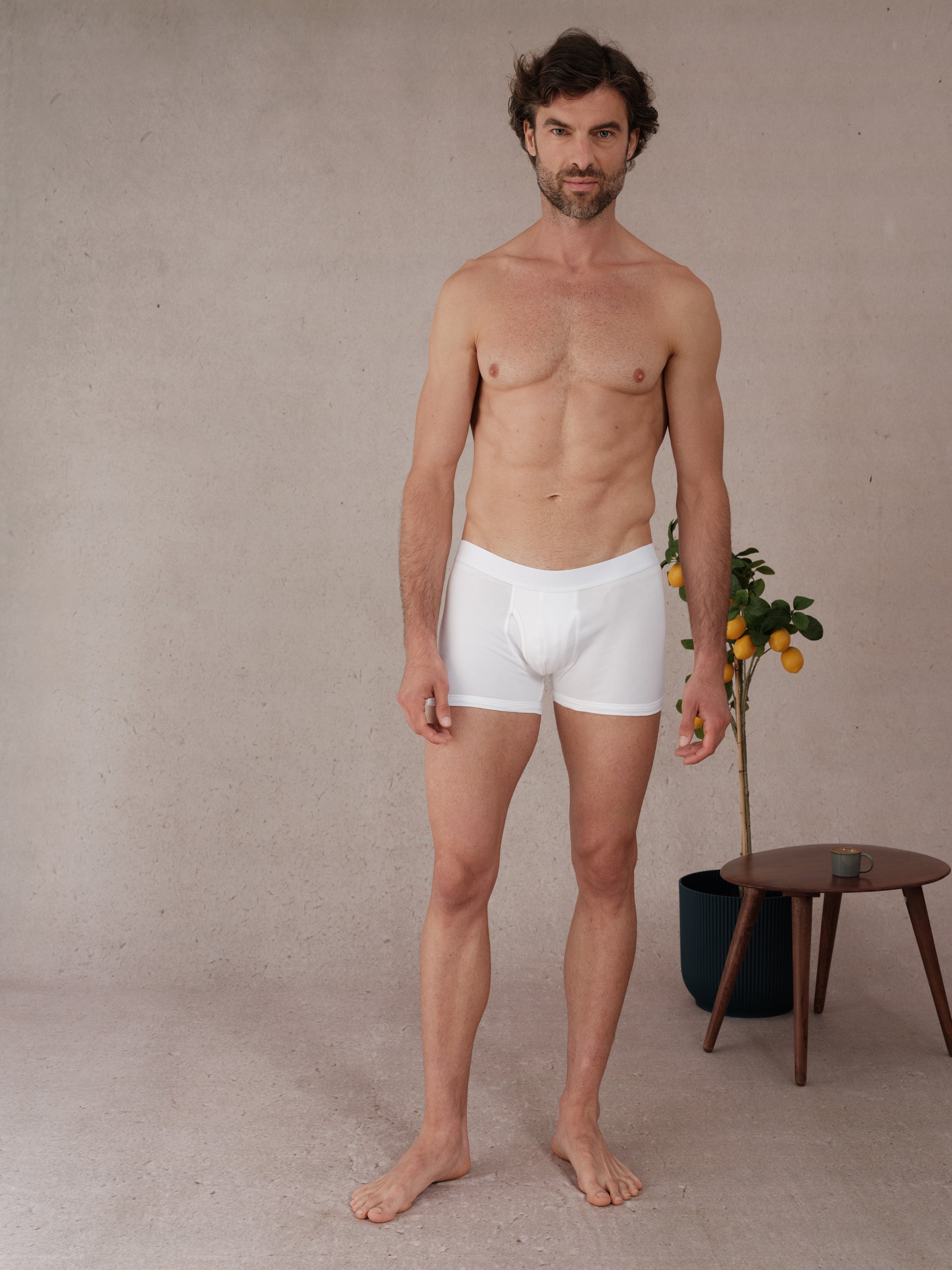 Boxer - Blanc - Coton biologique
