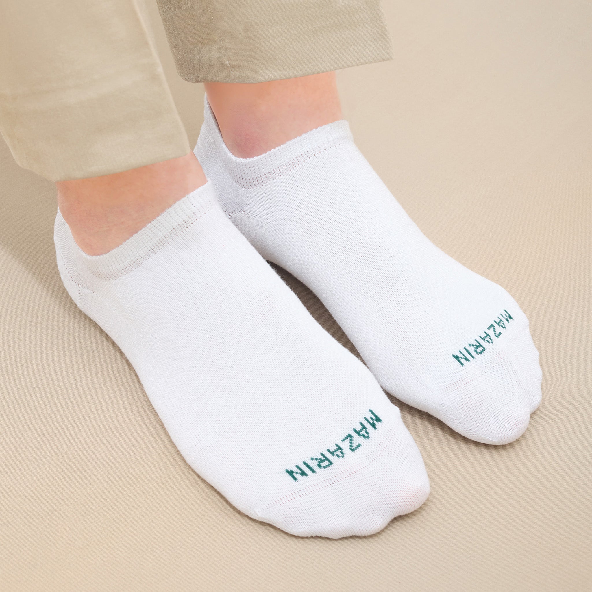 White - Basket - Cotton Lisle