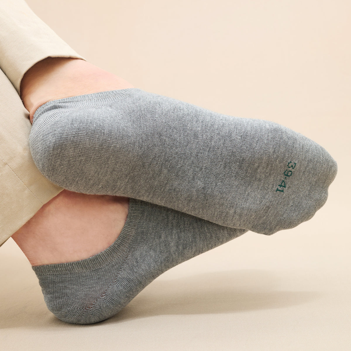 Calcetines invisibles | Gris claro - Zapatilla