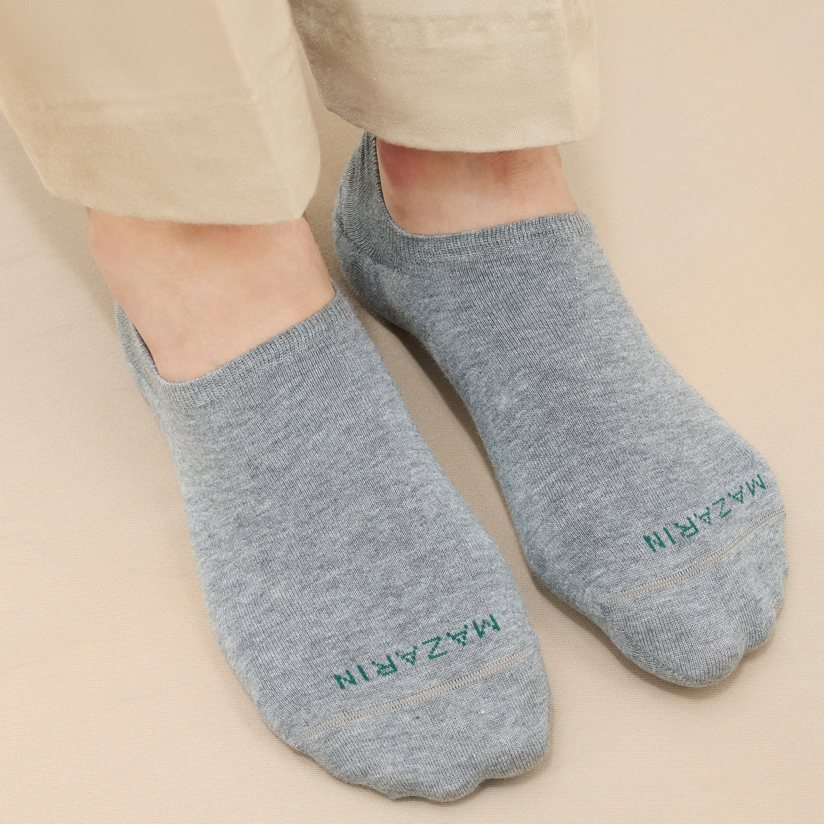 Calcetines invisibles | Gris claro - Zapatilla