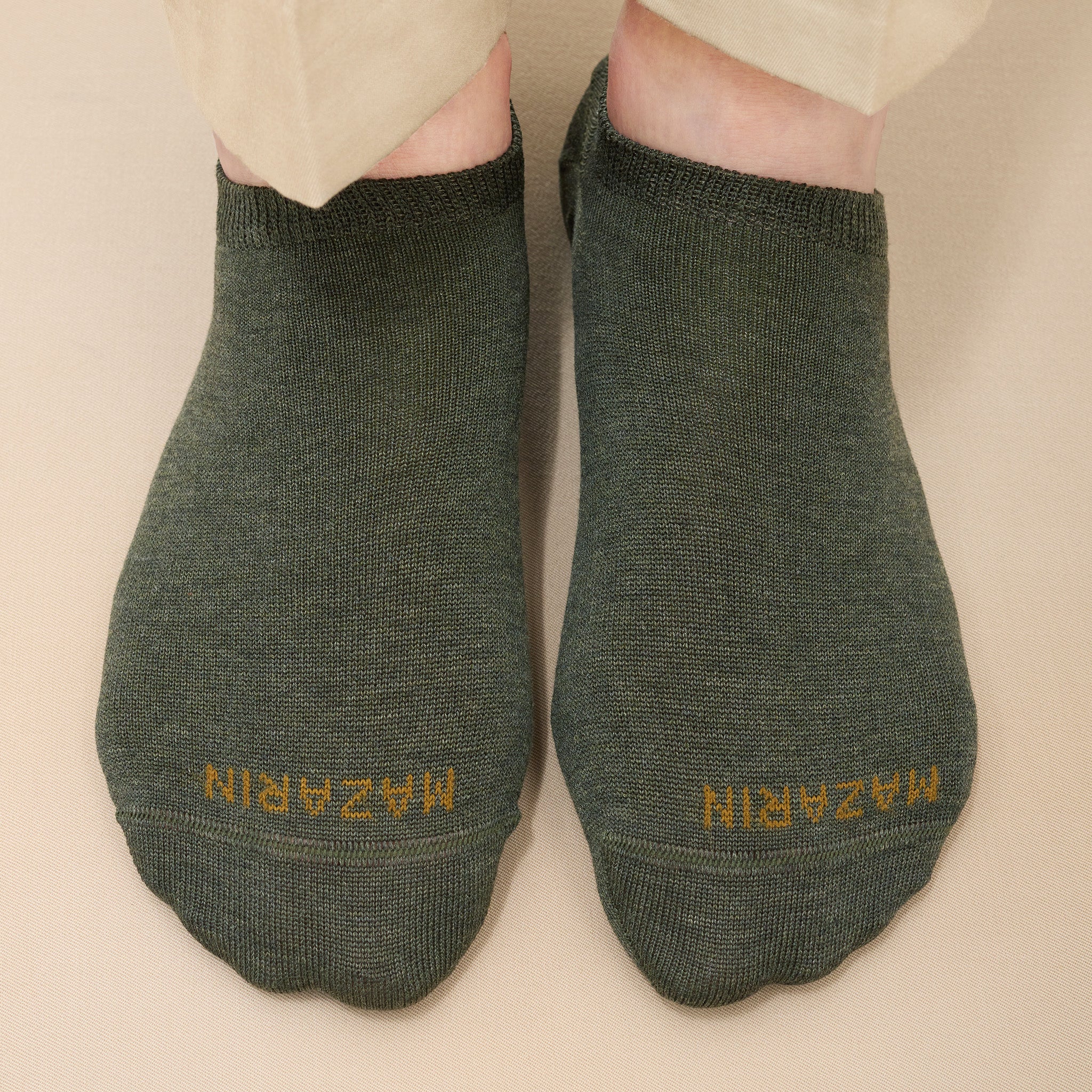 Khaki Green – Sneaker – Super-durable Cotton Lisle