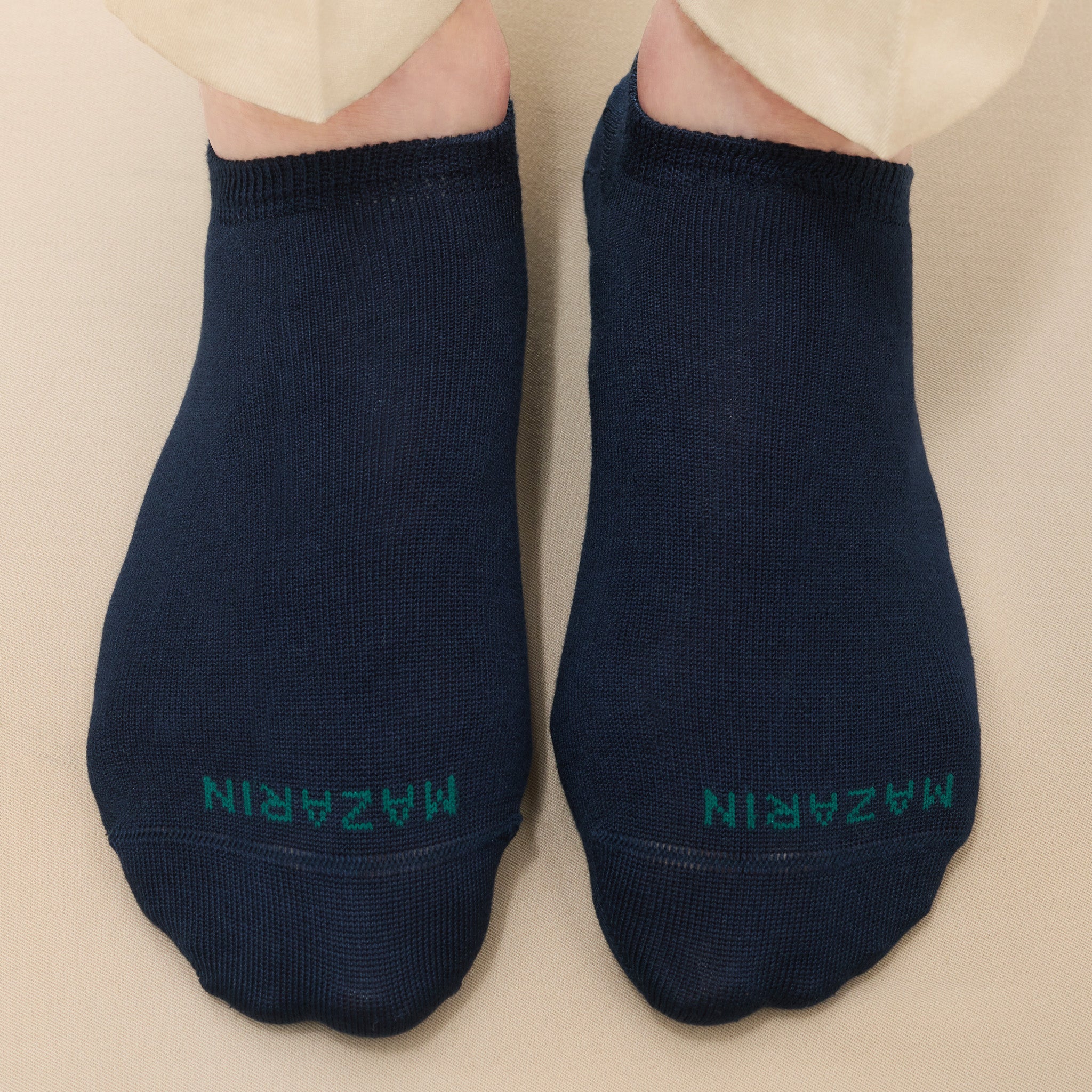 Marineblau – Sneaker – Super-solid Fil d’Écosse Baumwolle