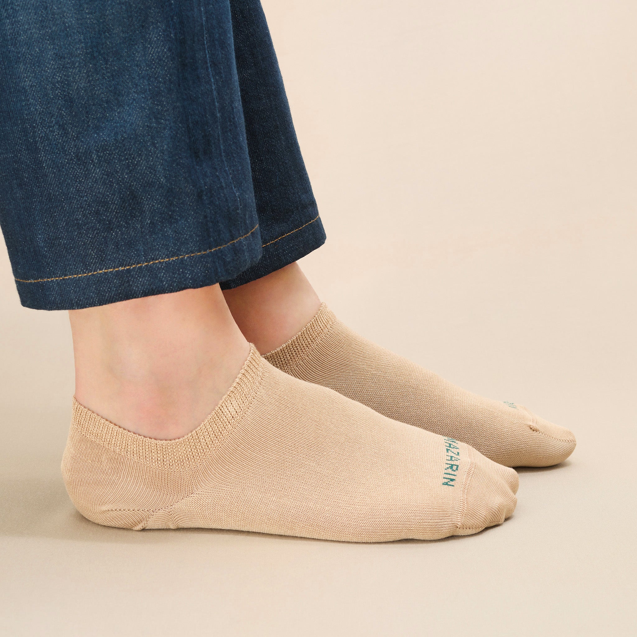 Beige - Basket - Super-solide fil d'Écosse