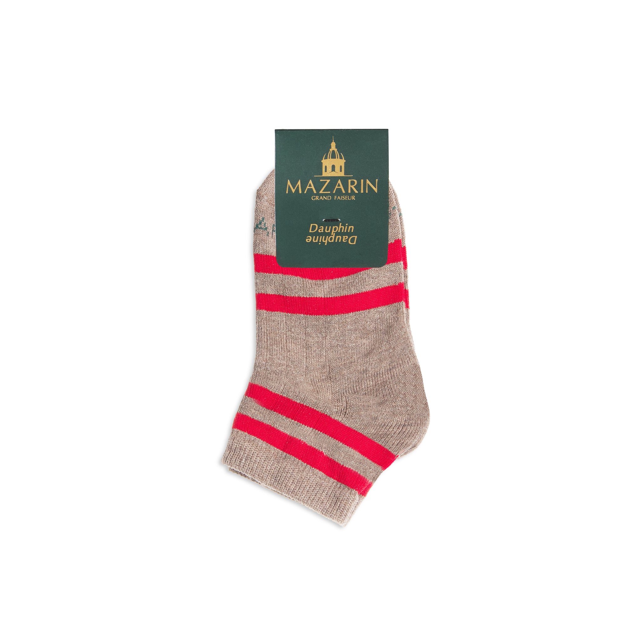 Taupe & Rouge - Coton