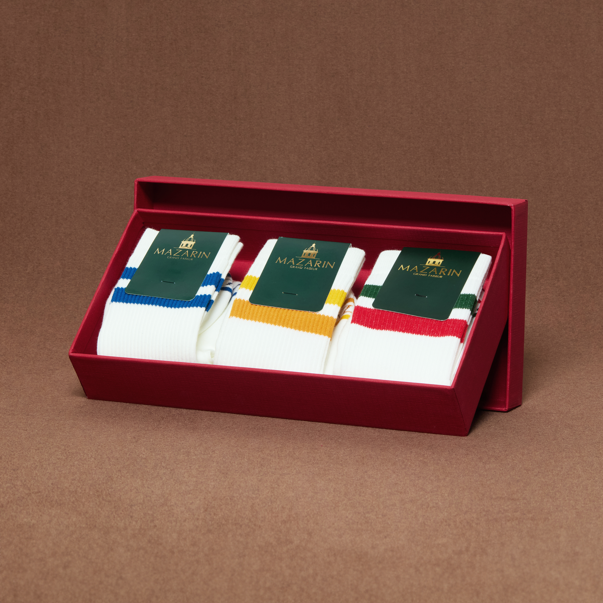 Coffret Tennis Vintage - Chaussettes mi-mollet