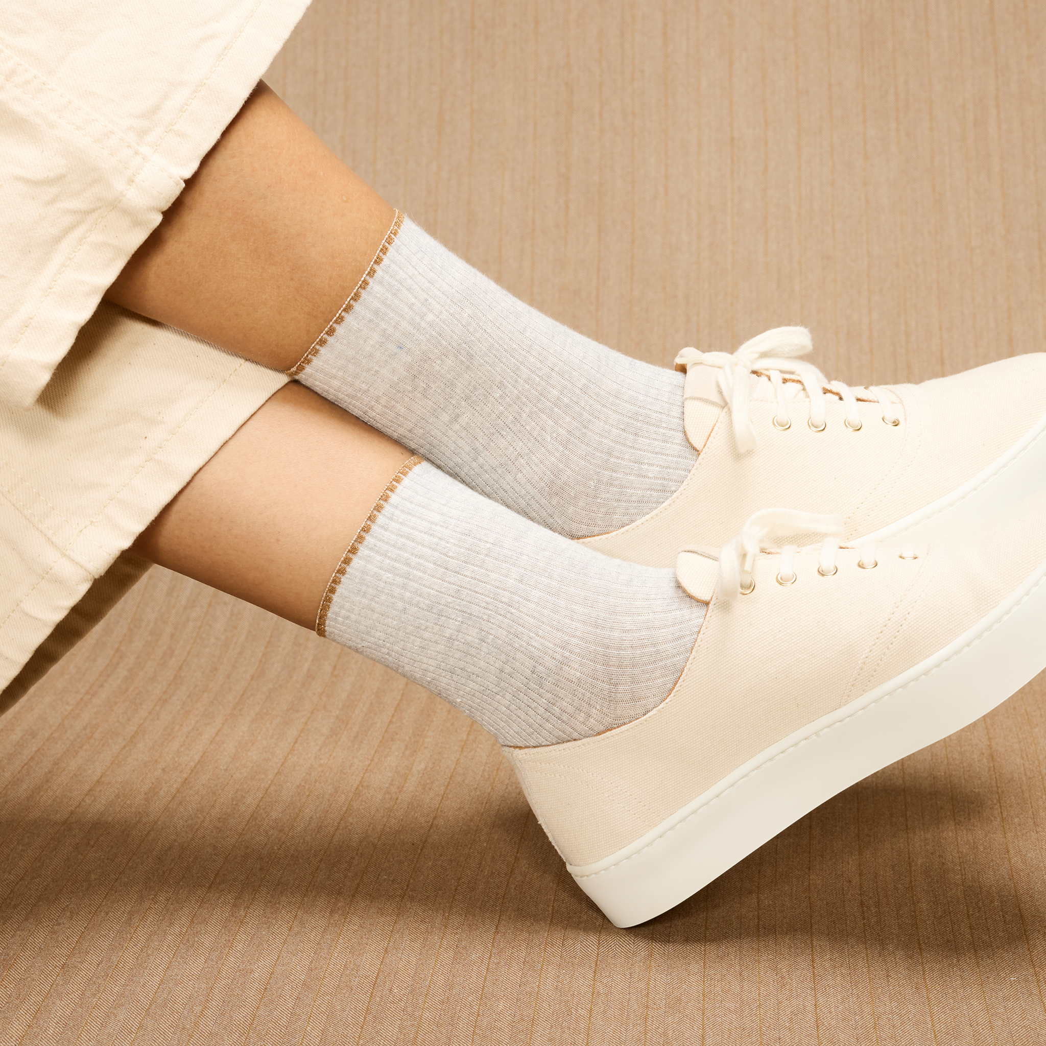 Gris clair - Lin & Coton