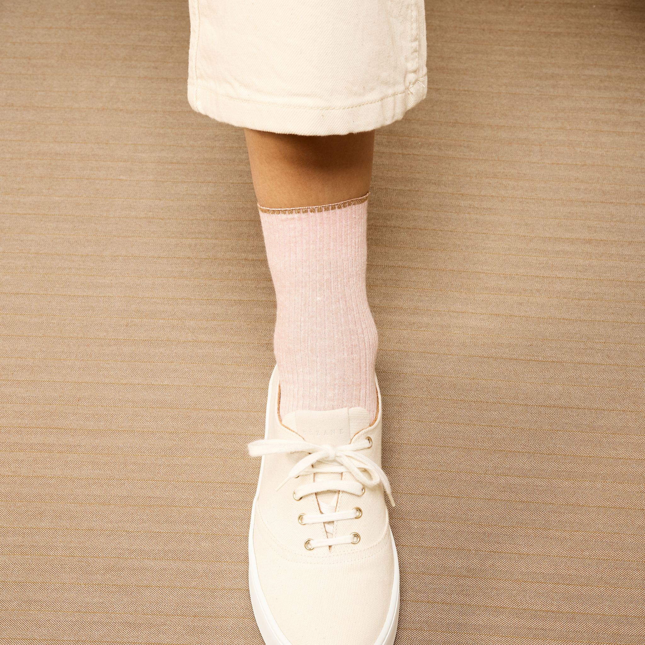 Rose pâle - Lin & Coton