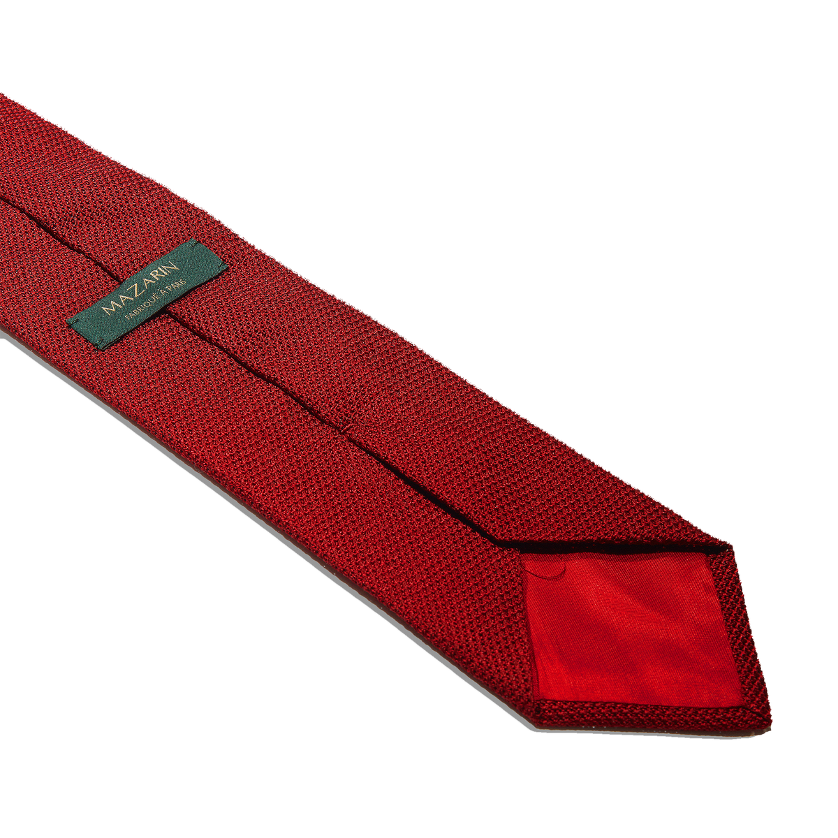 Red gauze tie - Silk