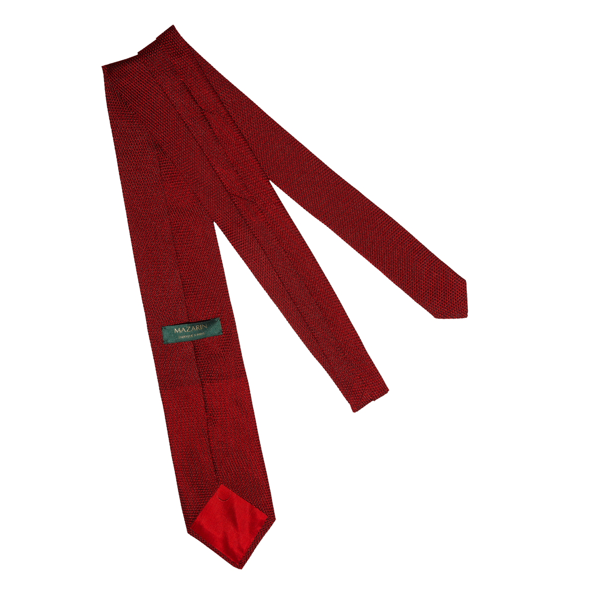 Red gauze tie - Silk