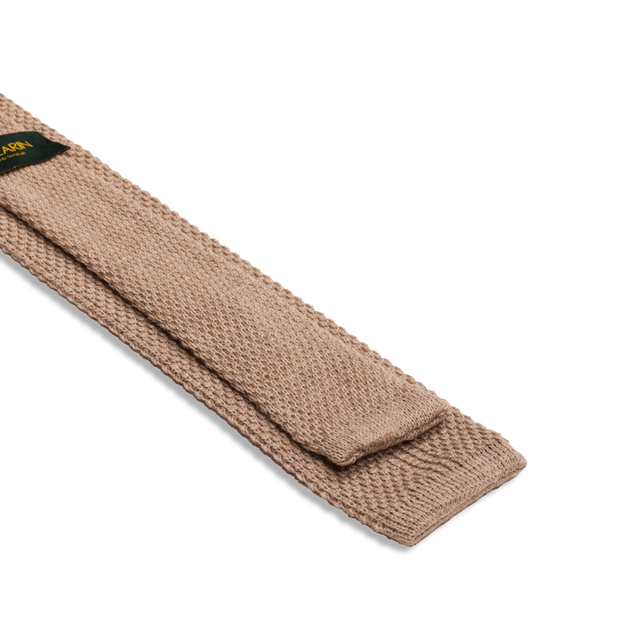 Cravate tricot - Beige - Laine