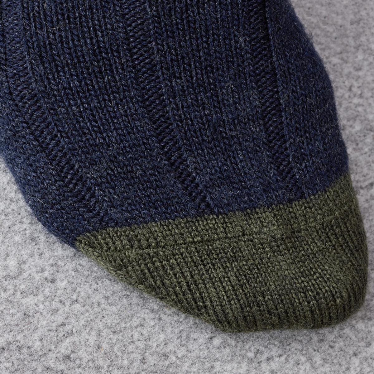 Kniestrümpfe | Marineblau & Grün – Jagd – Merinowolle