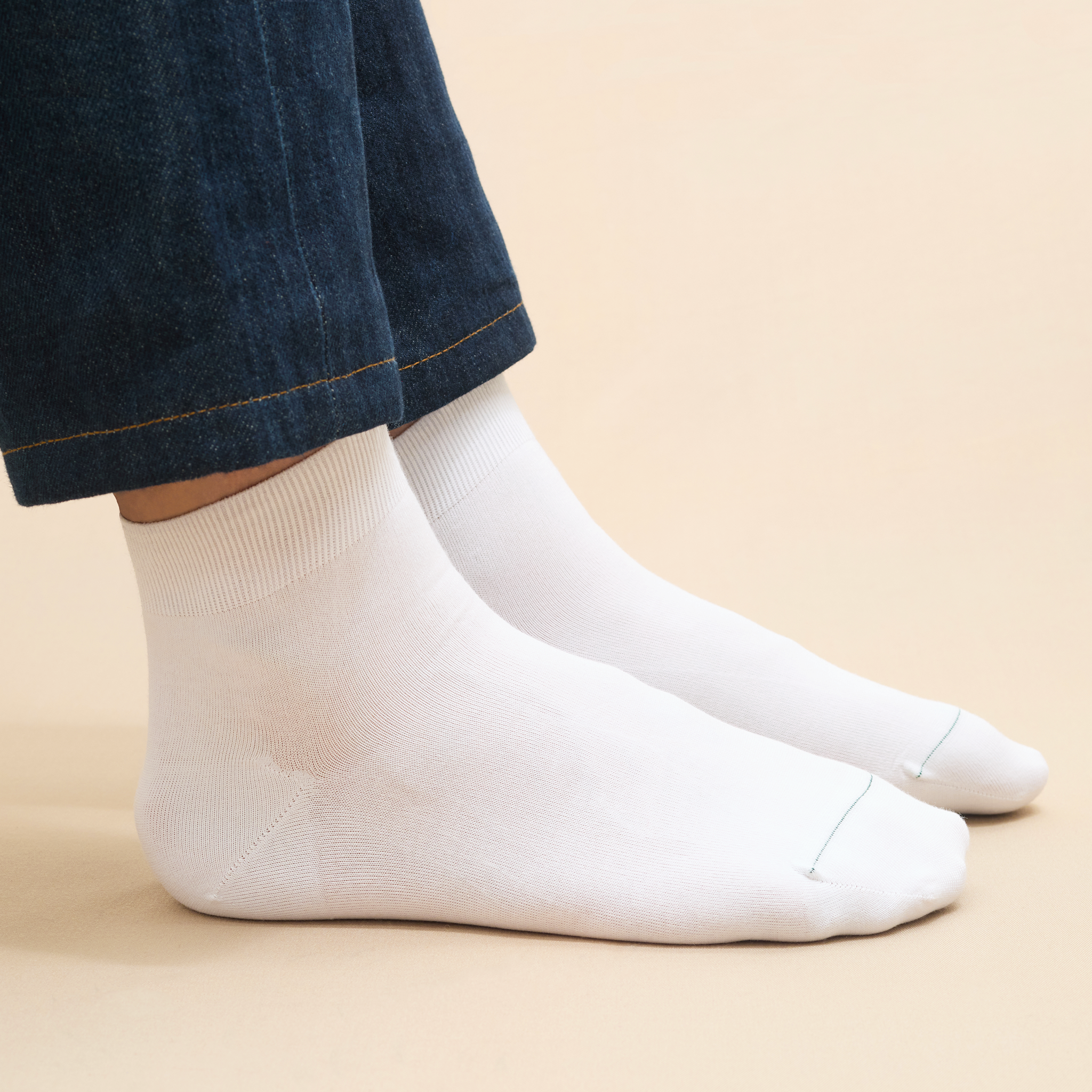 Blanc - Coton Supersoft - Cheville