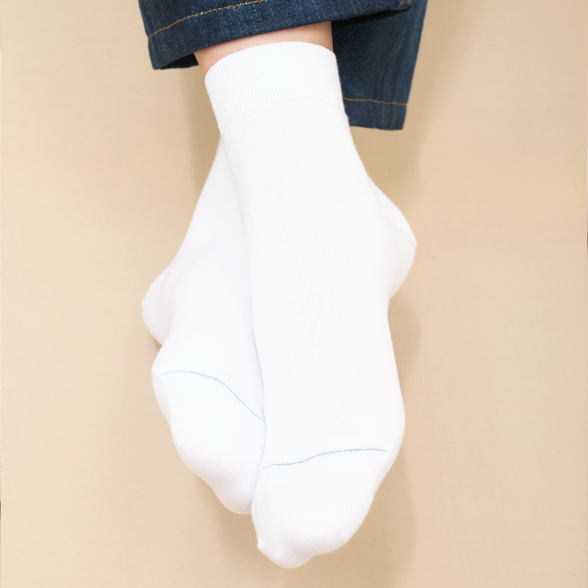 Blanc - Coton Supersoft - Cheville