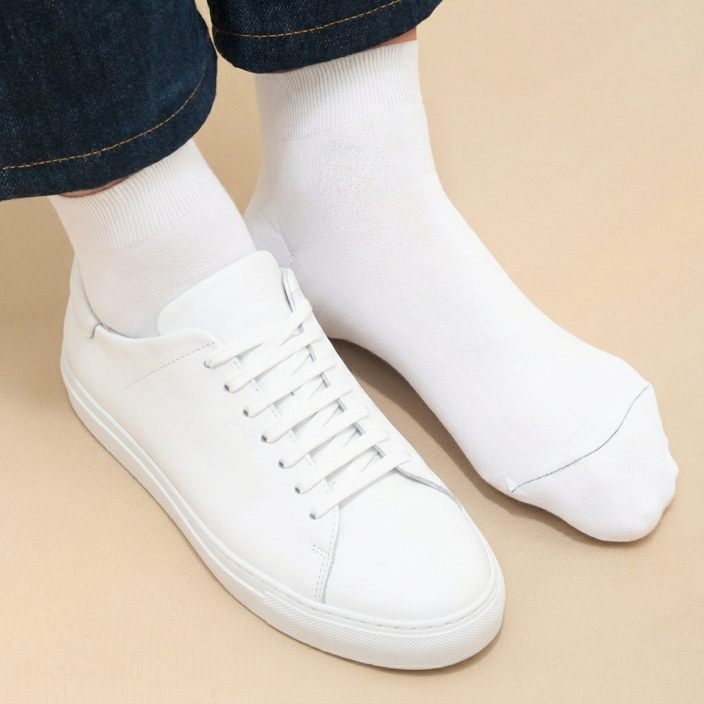 Blanc - Coton Supersoft - Cheville