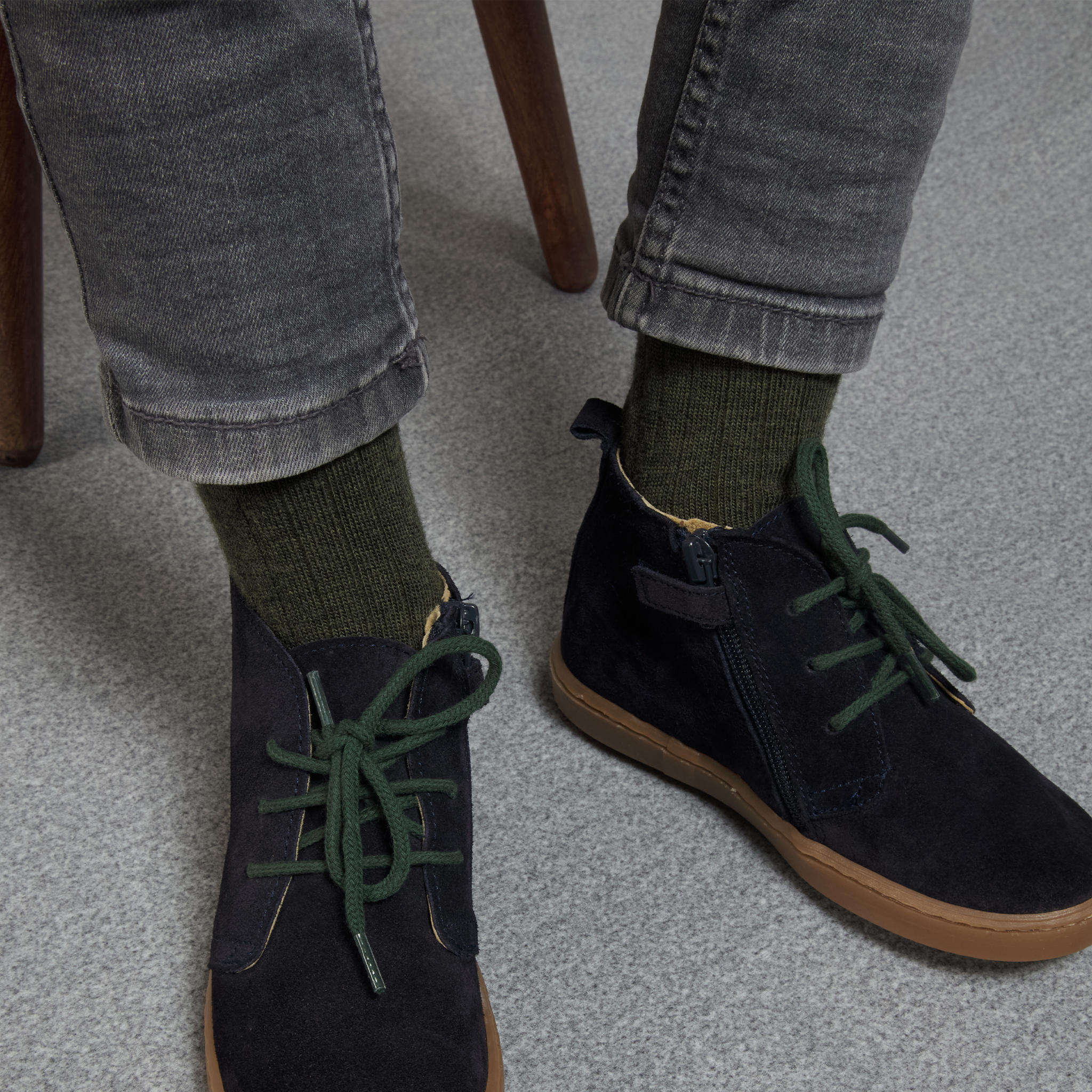 Vert kaki - Super-solide Laine