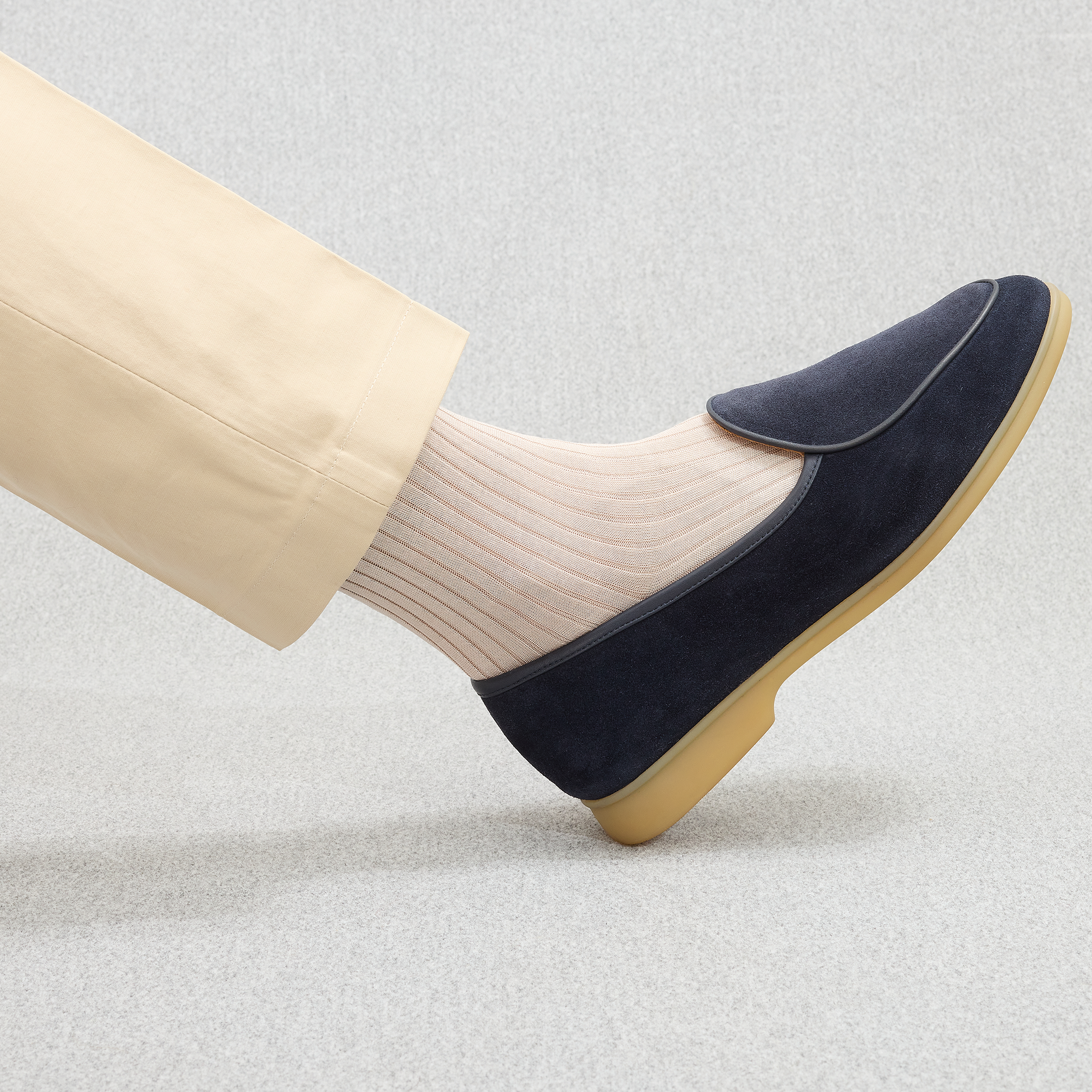 Naturbeige – Fil d’Écosse Baumwolle