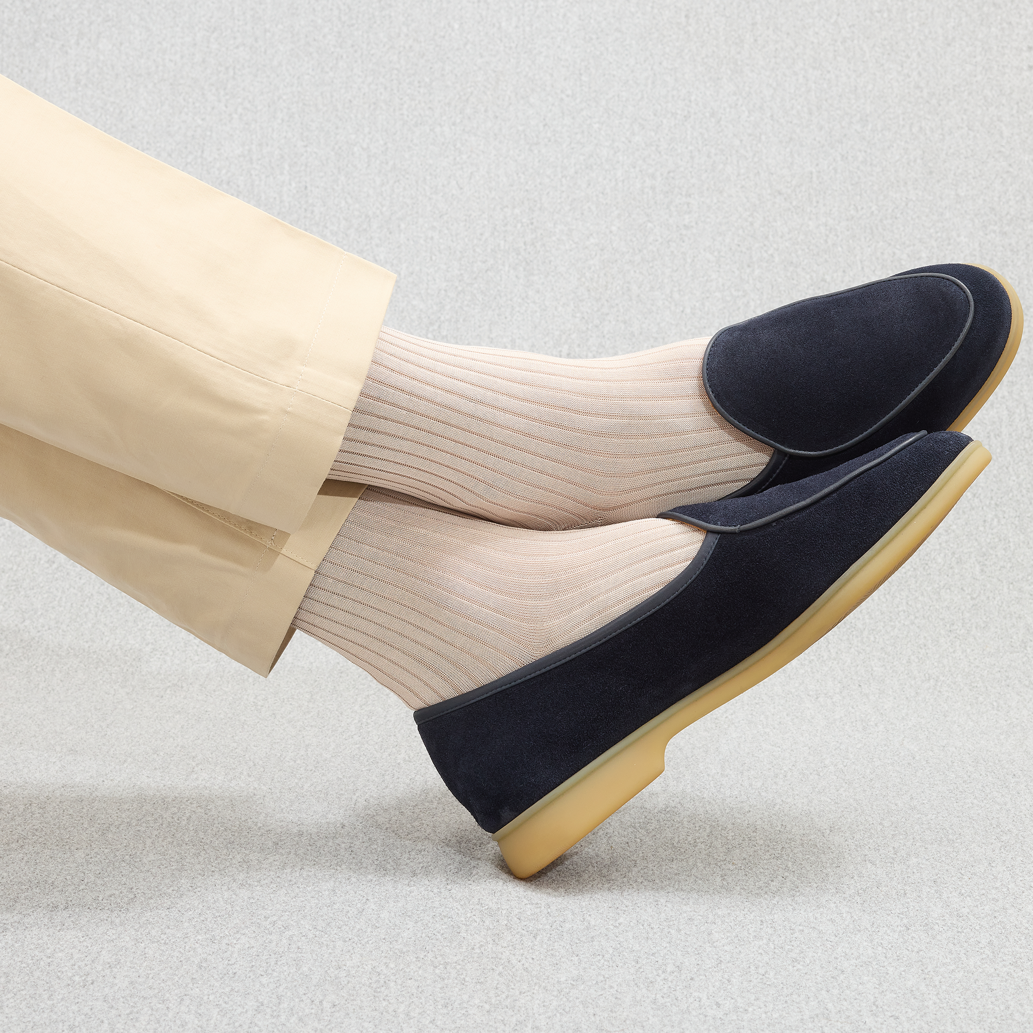 Naturbeige – Fil d’Écosse Baumwolle