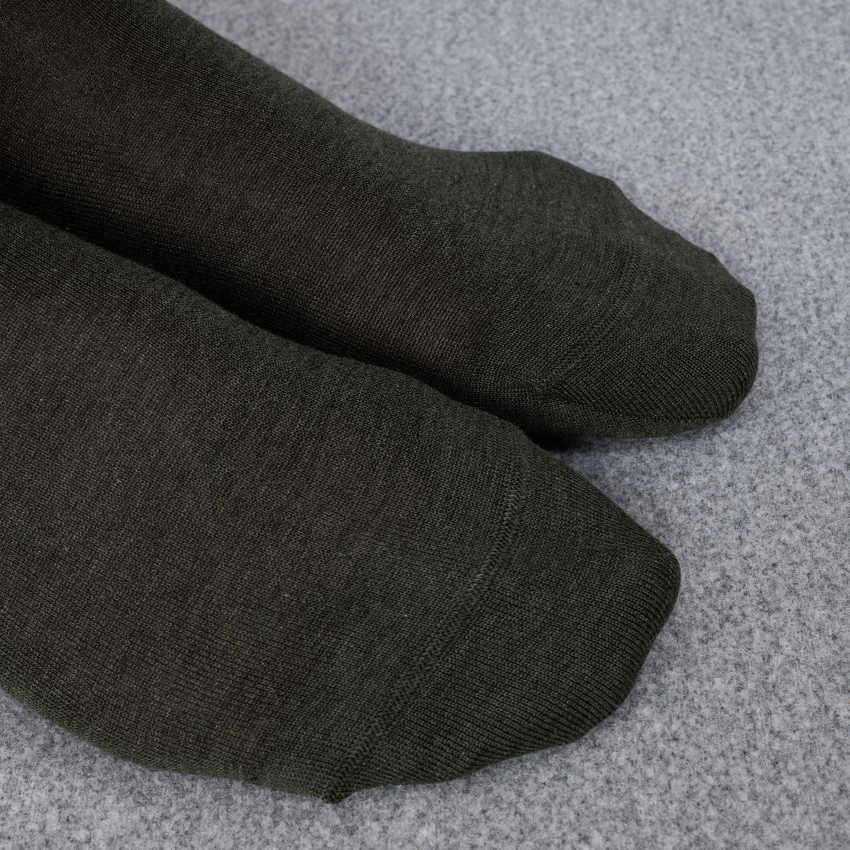 Chaussettes | Vert kaki- Fil d'Écosse