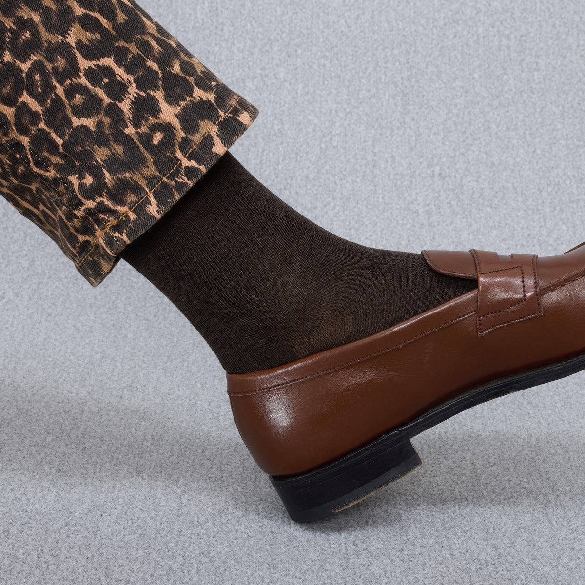Chaussettes | Marron chocolat - Fil d'Écosse