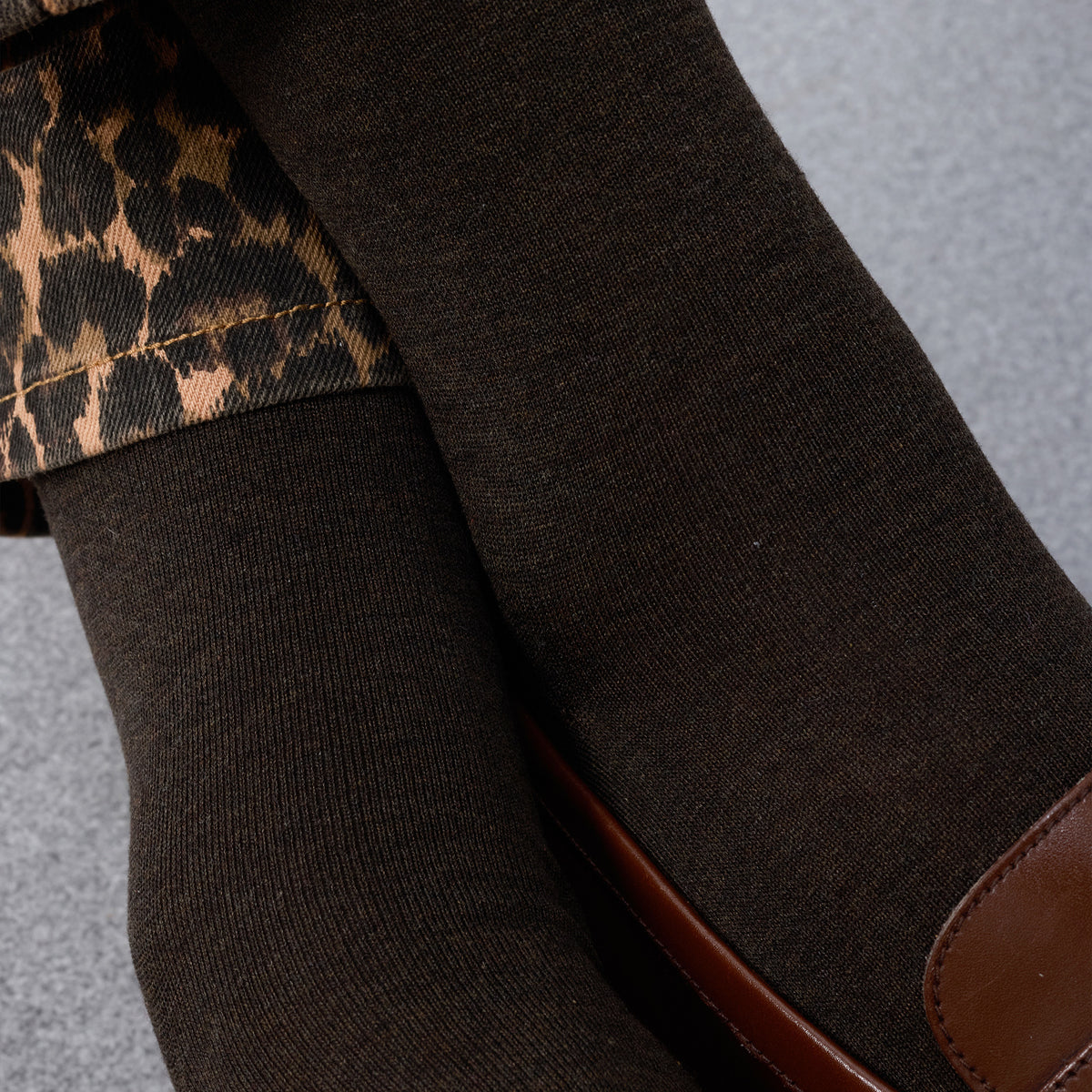 Chaussettes | Marron chocolat - Fil d'Écosse
