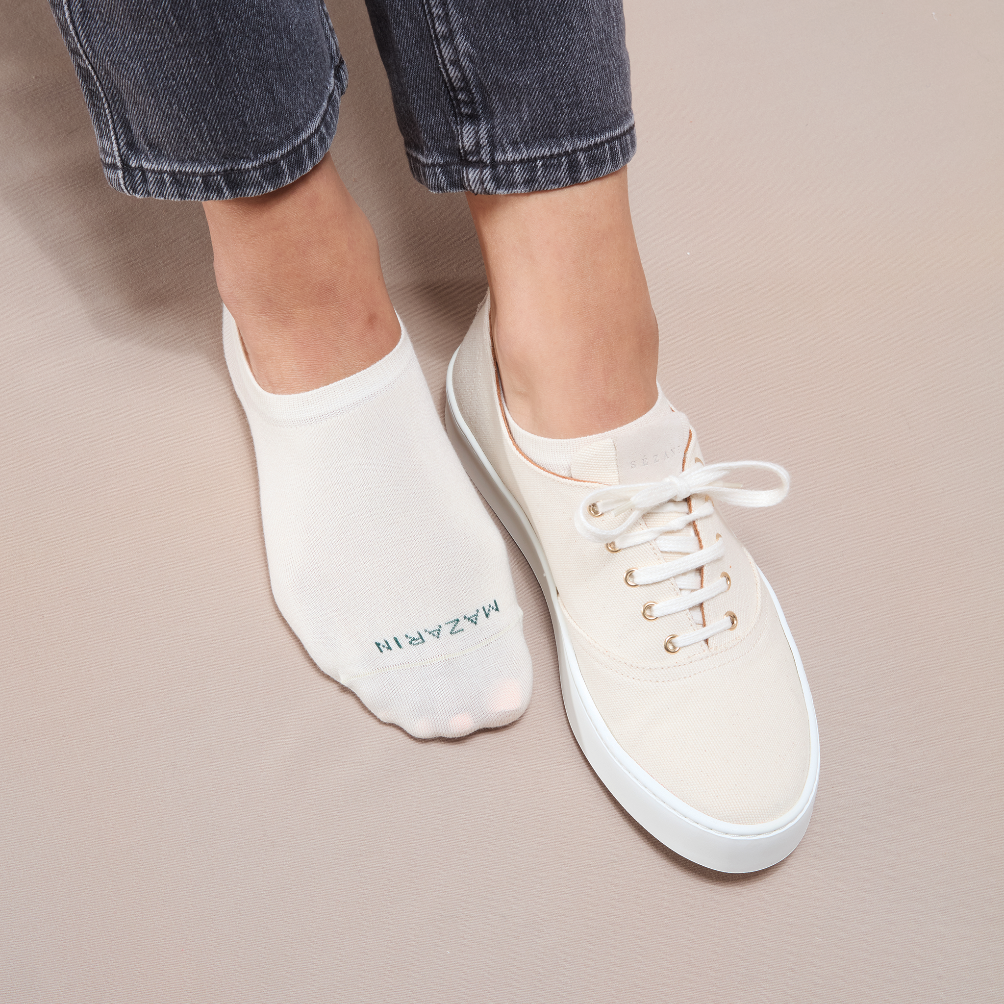 Gebrochen Weiß - Sneaker
