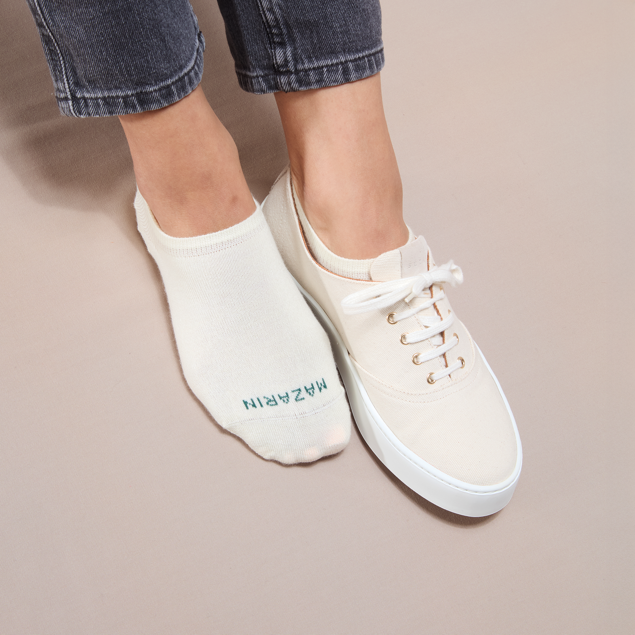 Gebrochen Weiß - Sneaker - Wolle