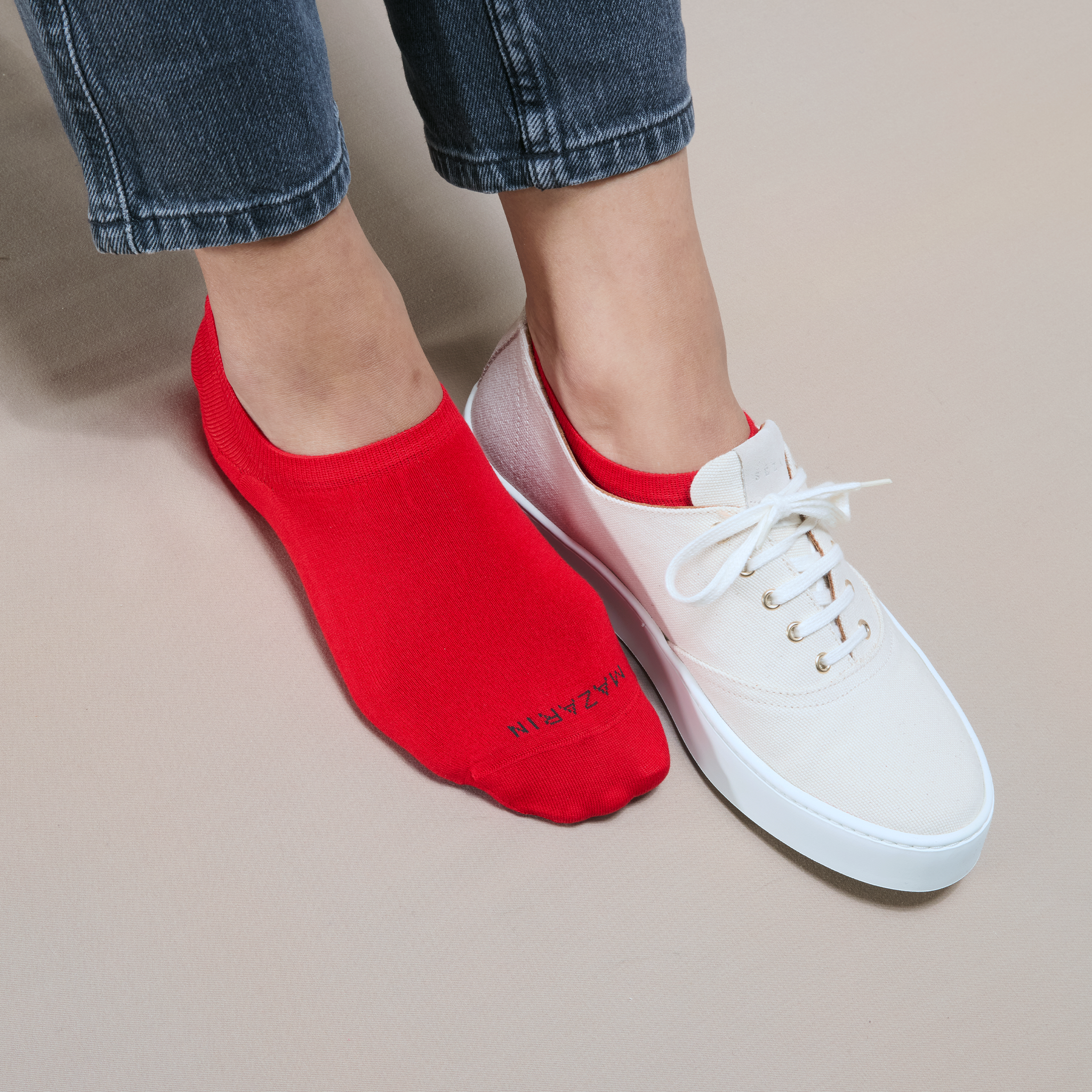 Leuchtend Rot - Sneaker