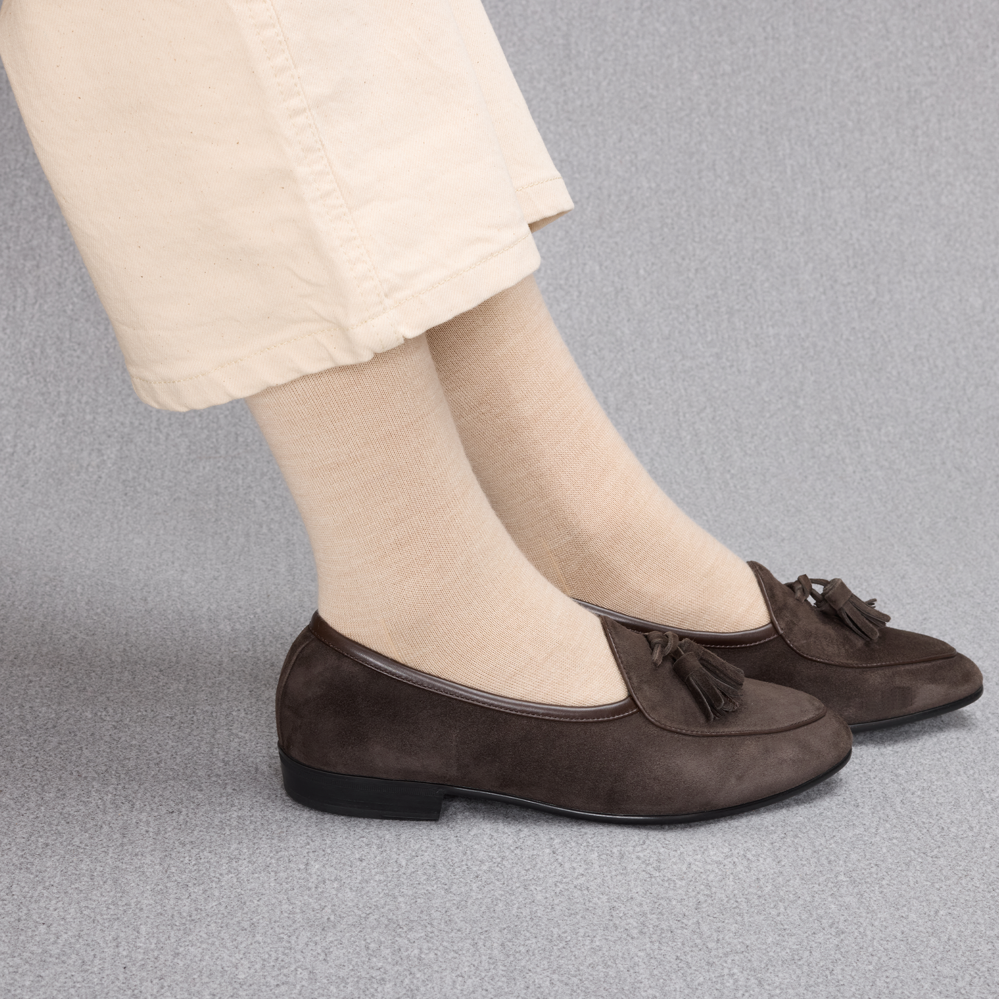 Beige – Merinowolle & Kaschmir