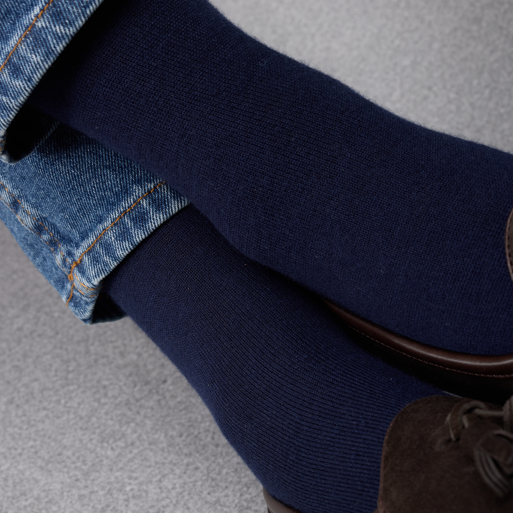 Marineblau – Merinowolle & Kaschmir