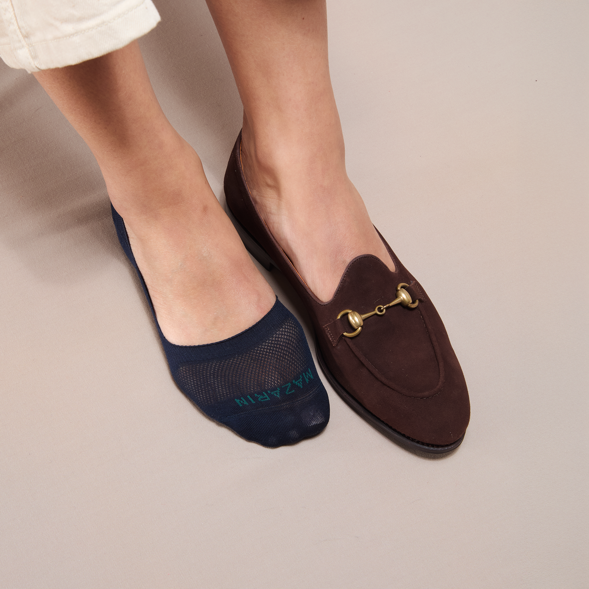 Bleu marine - Mocassin