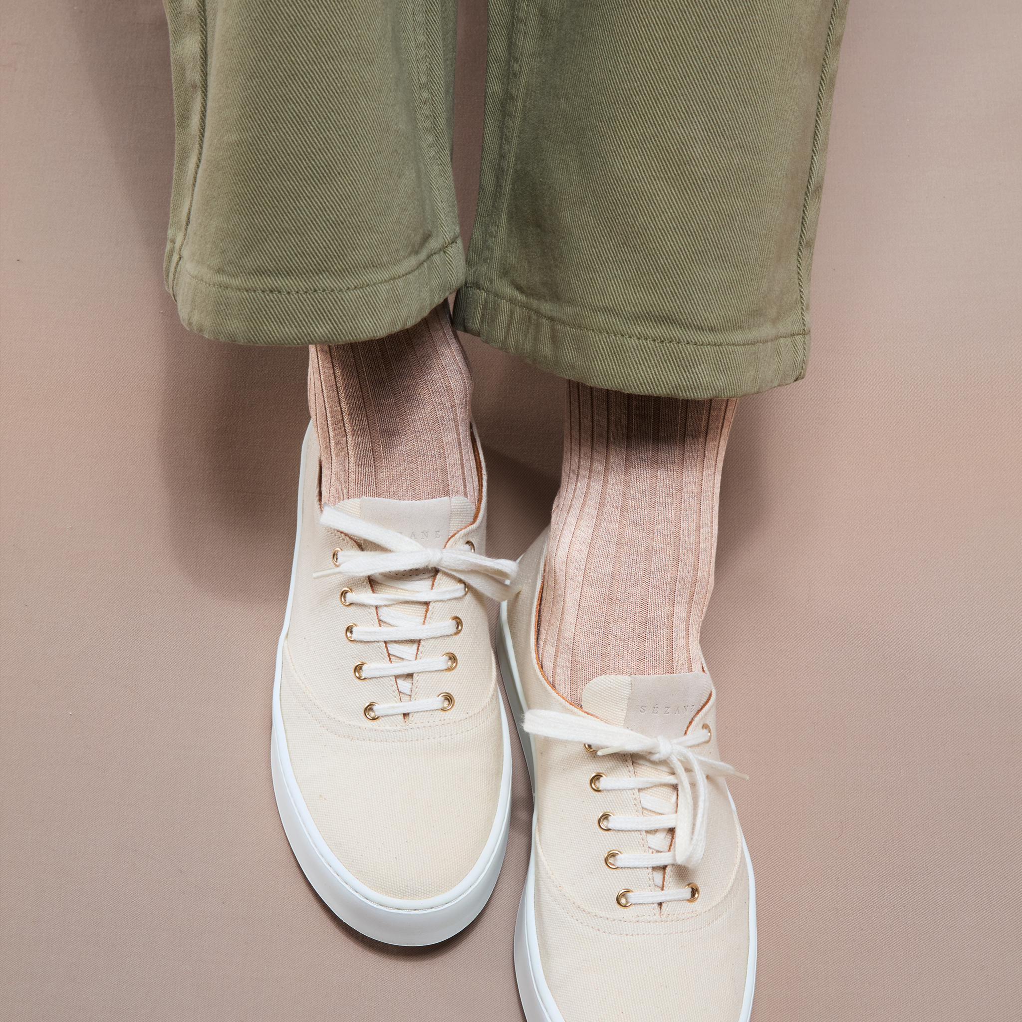 Beige chiné - Super-solide fil d'Écosse