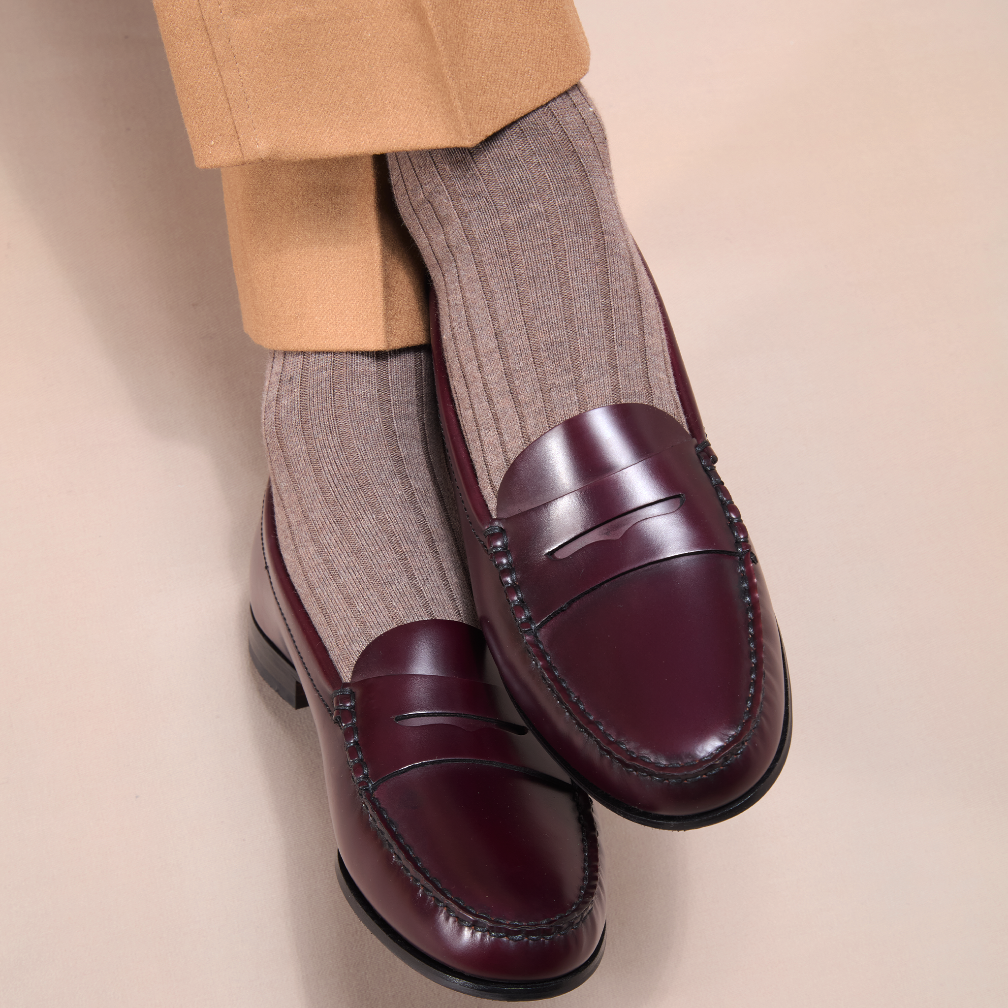 Taupe - Super-Solid Fil d'Écosse Baumwolle