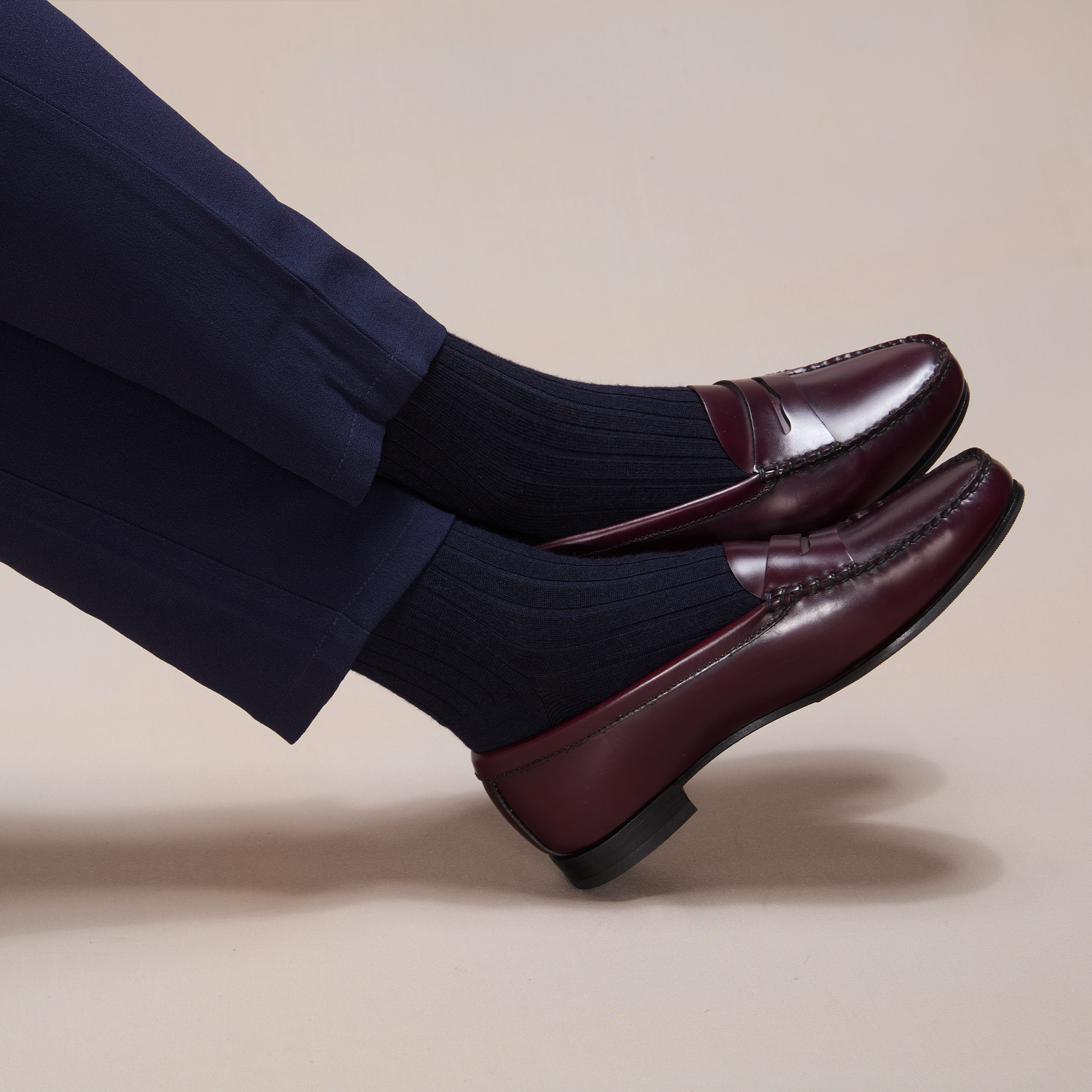 Marineblau - Super-Solid Wolle