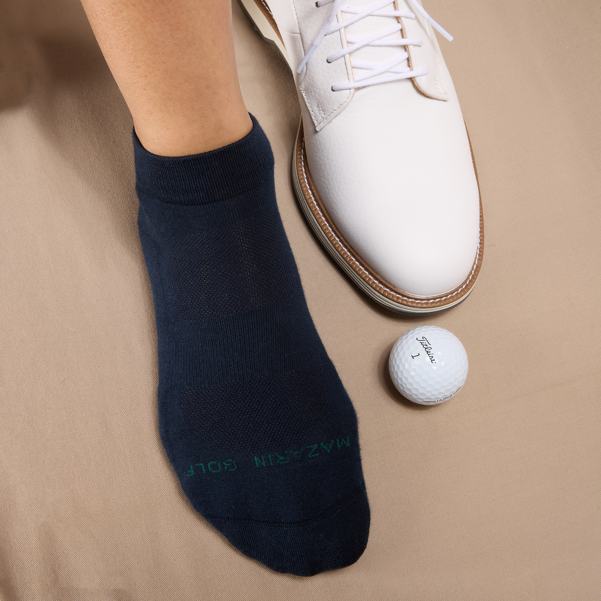Marineblau & Grün - Golf - Baumwolle