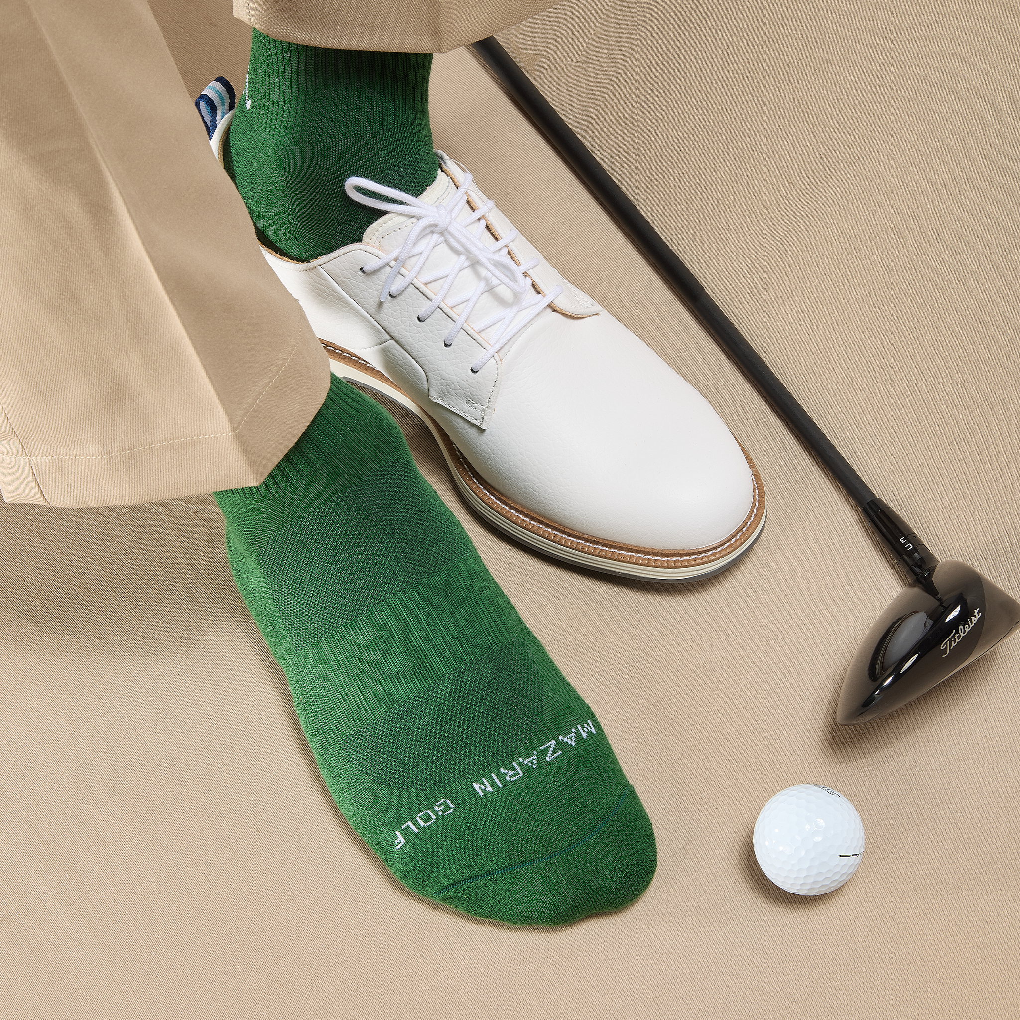 Vert & Blanc - Golf - Coton