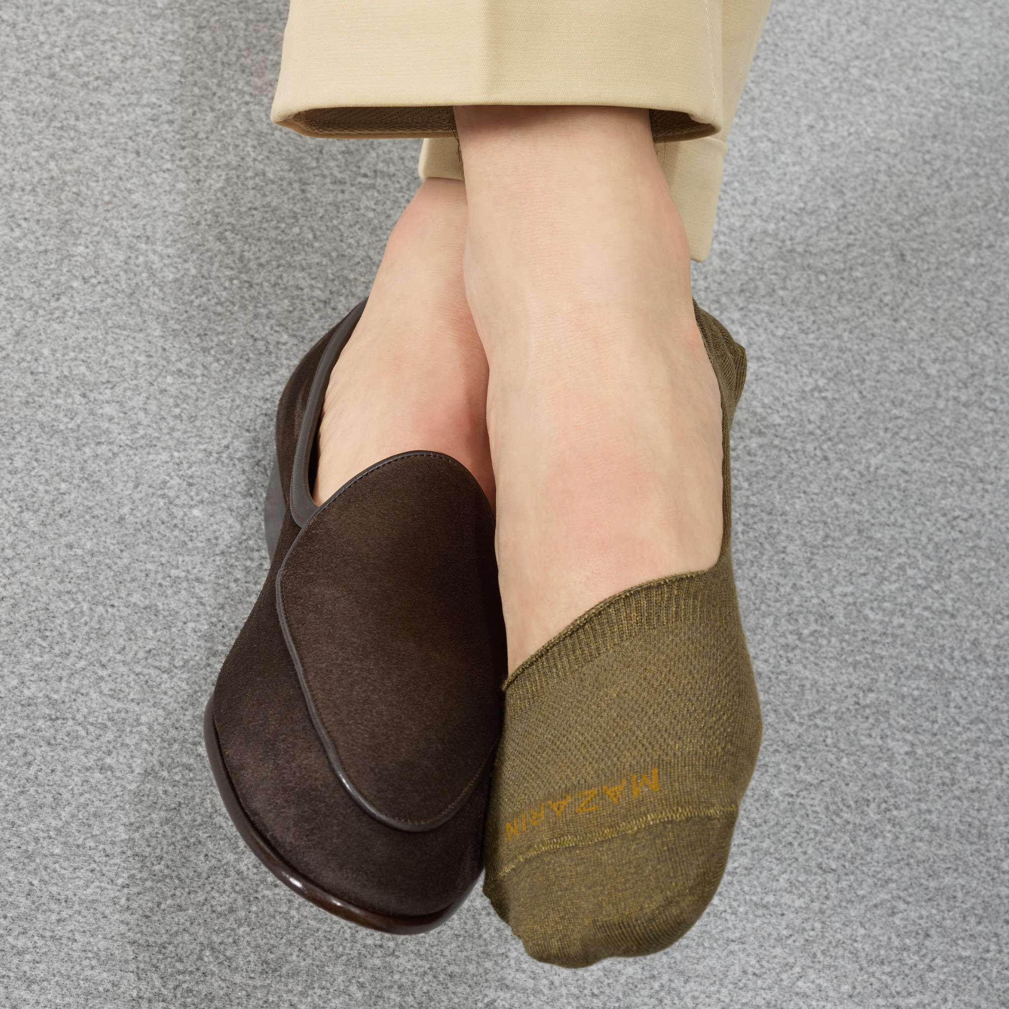 Khakigrün - Loafer