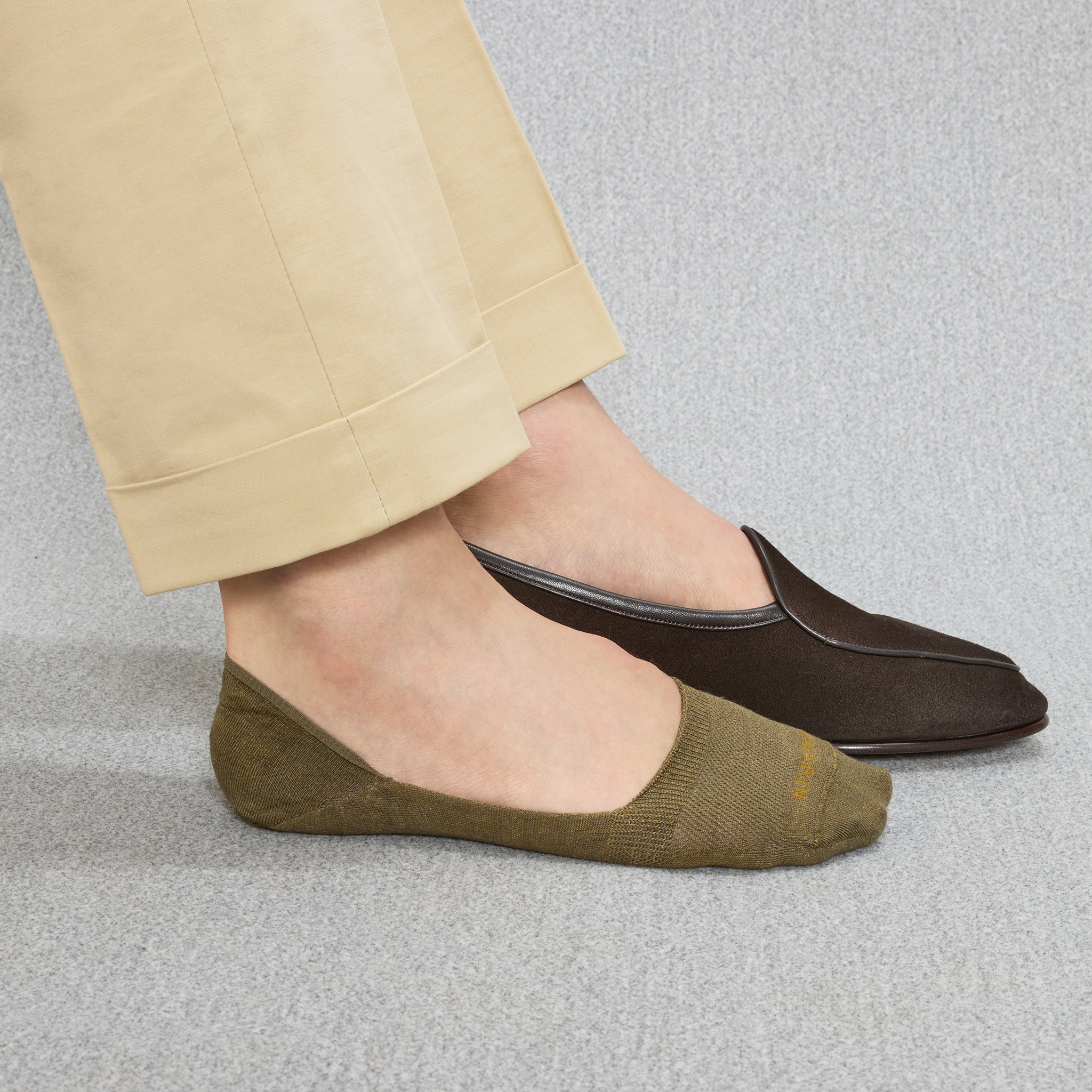 Khakigrün - Loafer
