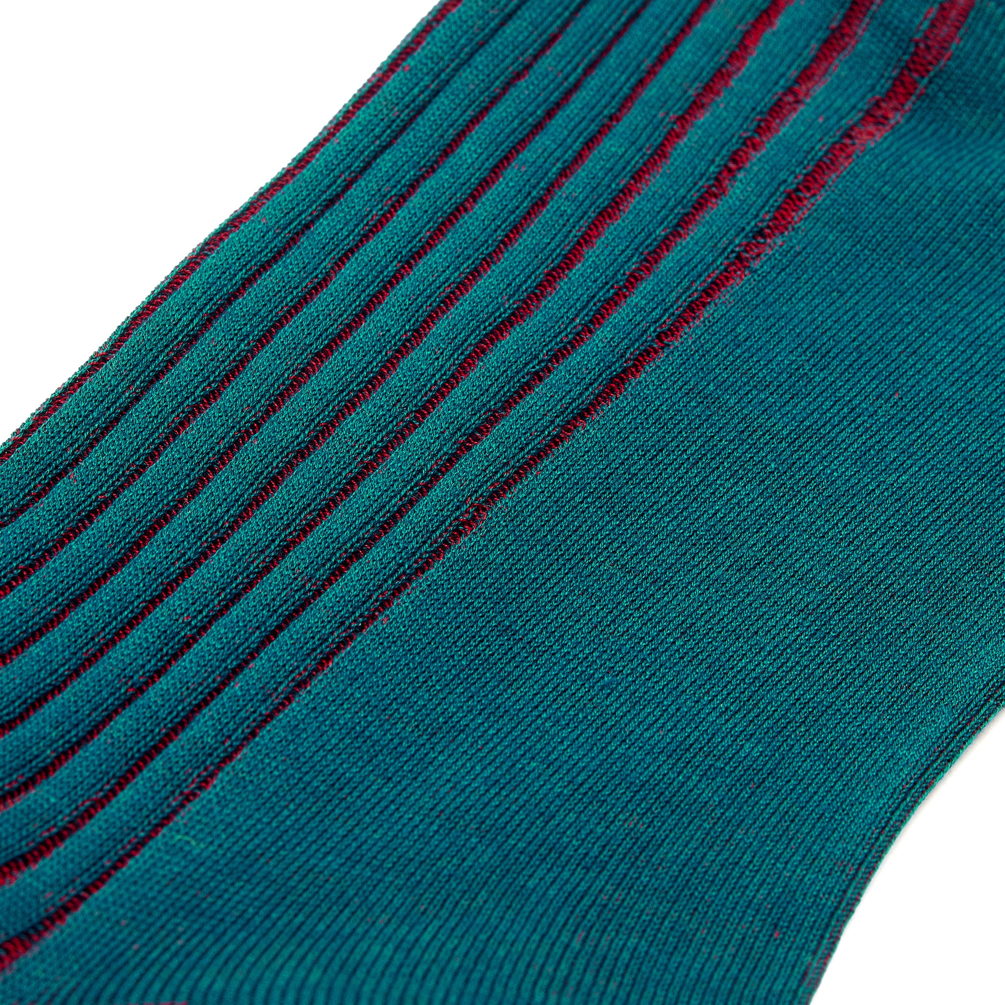 Turquoise & Rouge - Fil d'Écosse