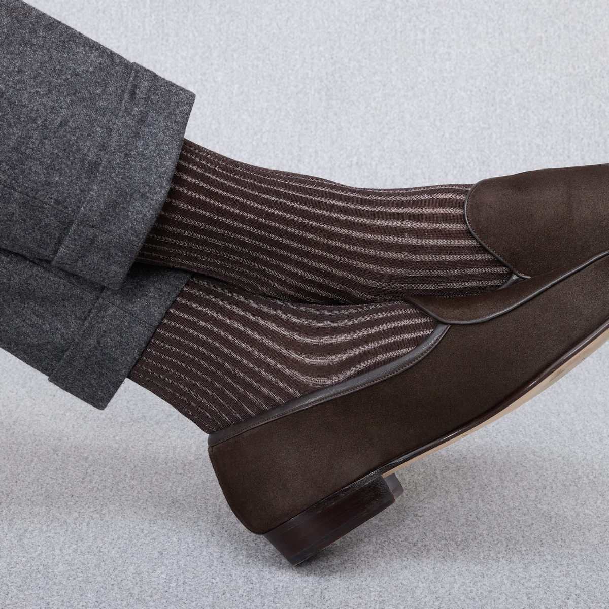 Calcetines | Marrón y Beige - Hilo de Escocia