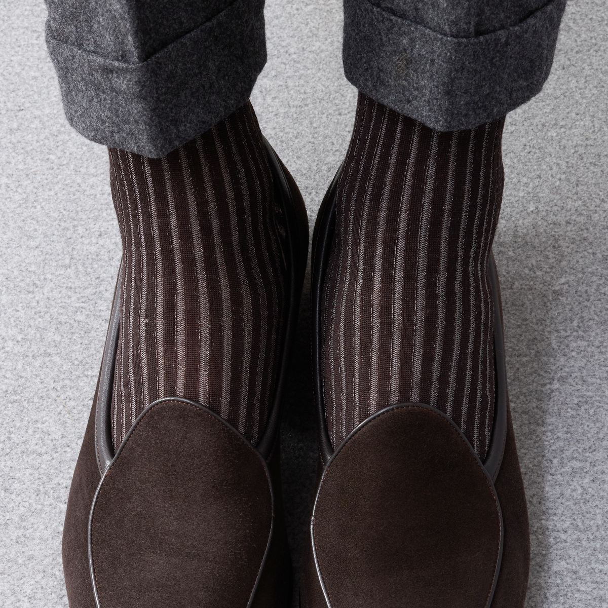 Calcetines | Marrón y Beige - Hilo de Escocia