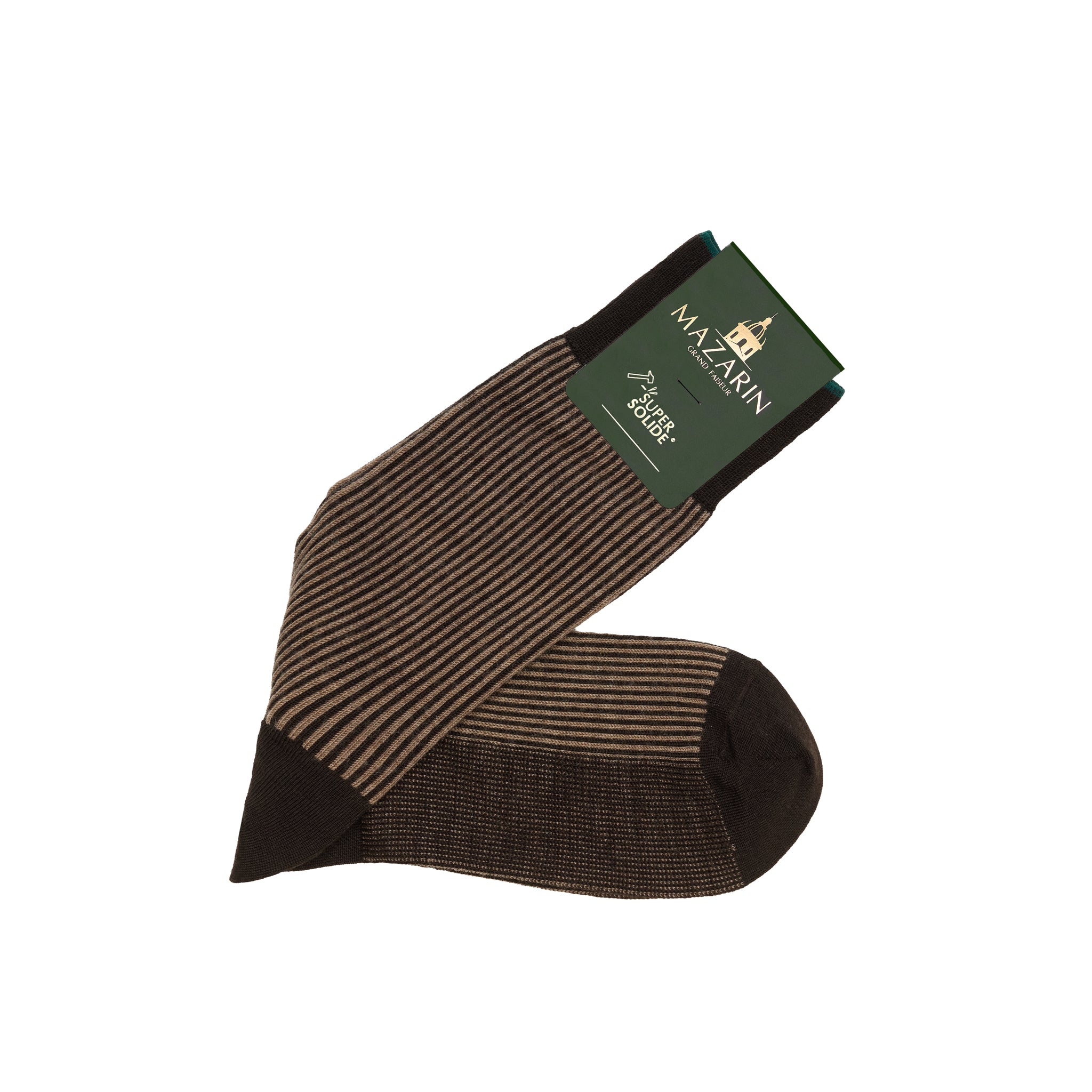 Marron & Beige - Transat - Super-solide Laine