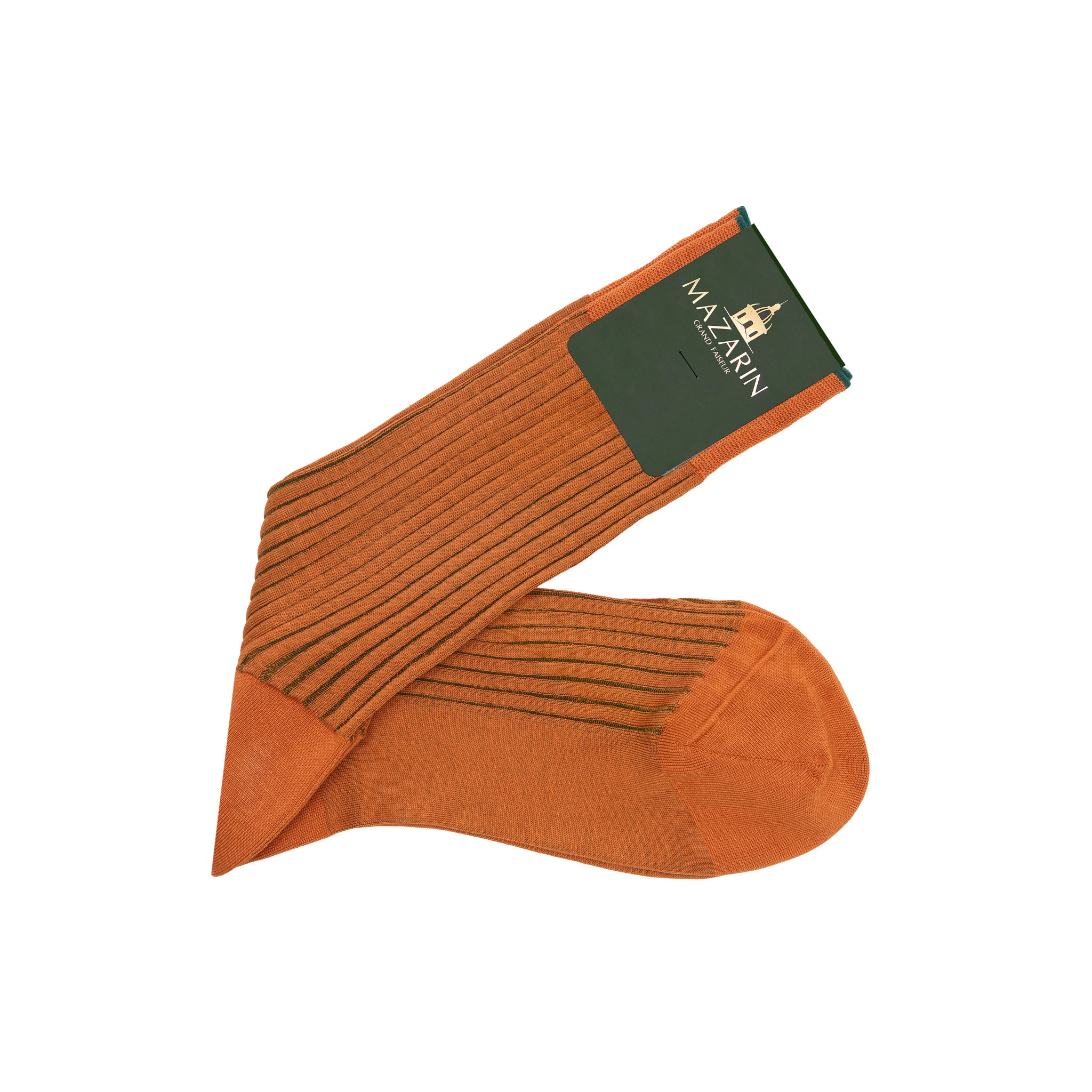 Orange & Vert kaki - Fil d'Écosse
