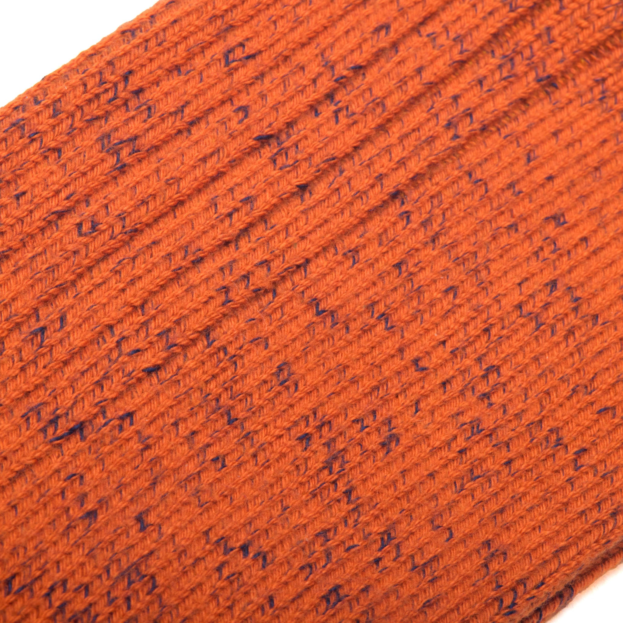 Orange & Kaki - Color Block - Coton