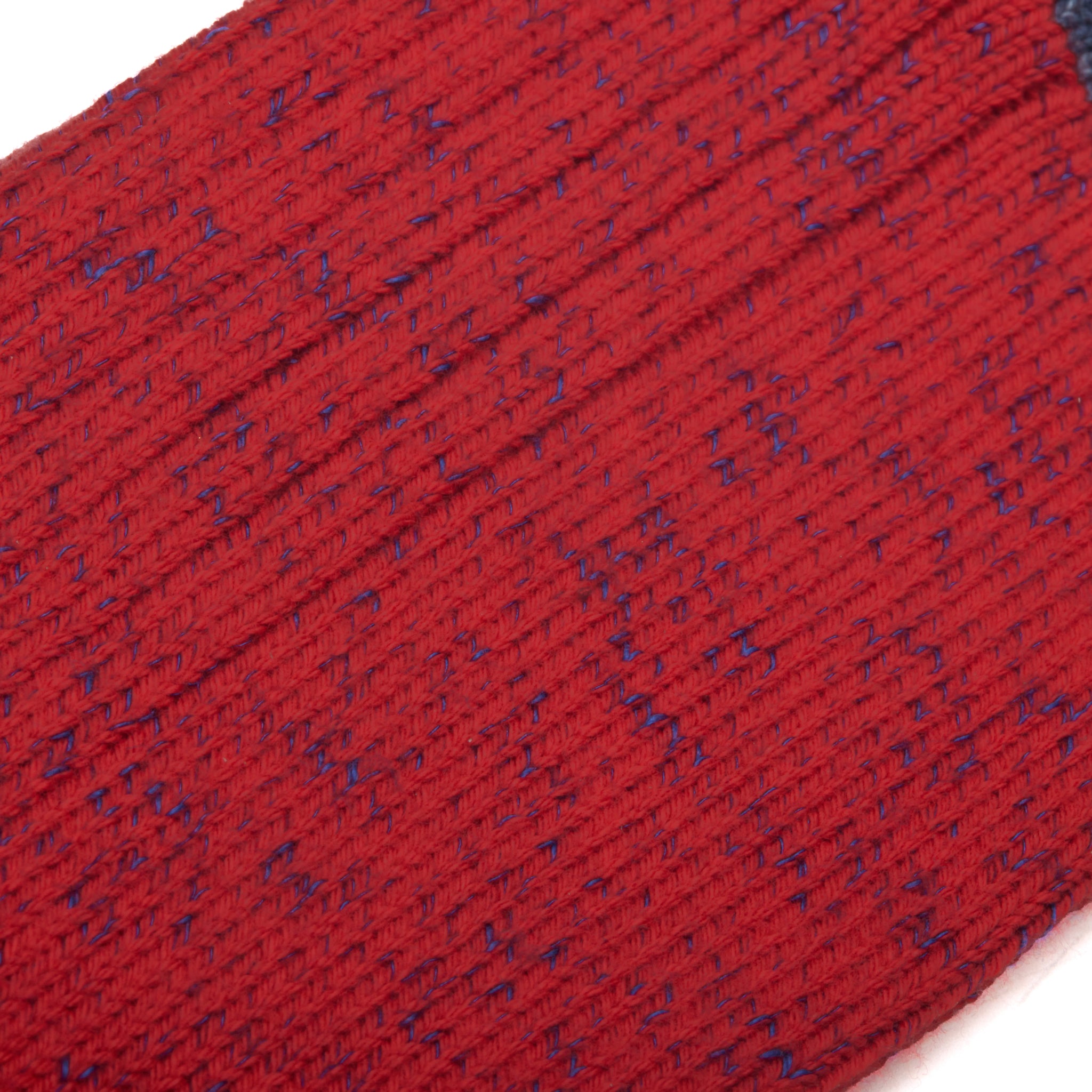 Rot & Stahlblau – Color Block – Baumwolle