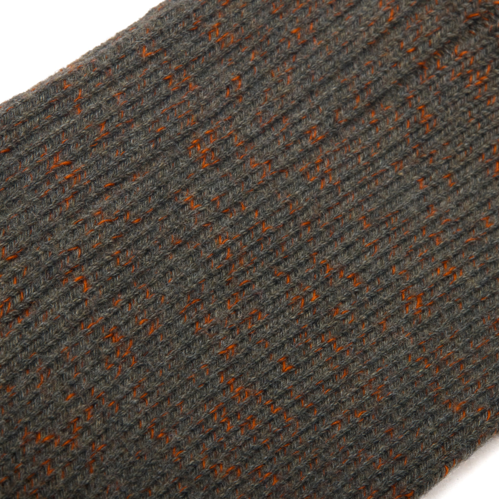 Vert Kaki & Orange - Color Block - Coton