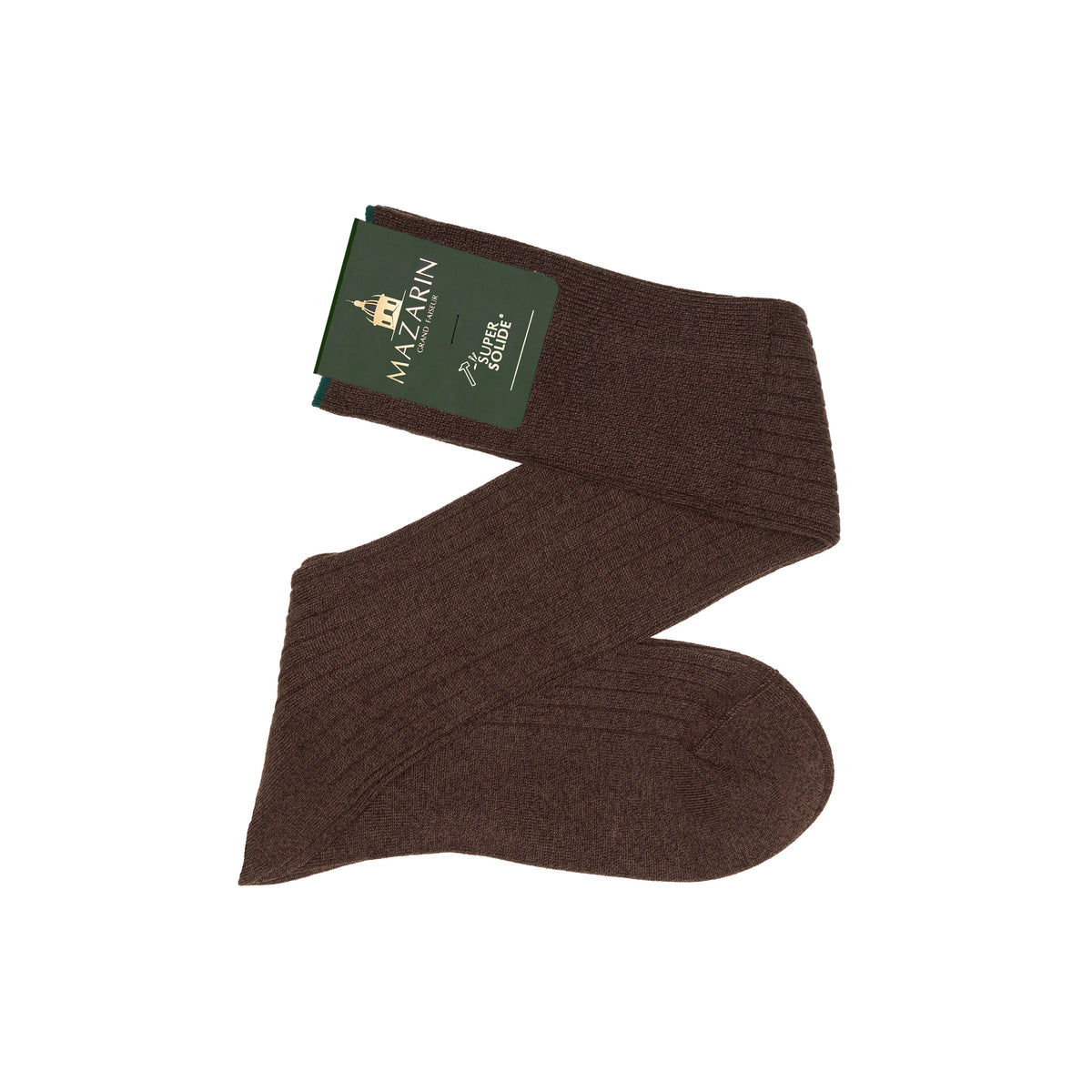 Calcetines altos | Marrón glaseado - Hilo de Escocia Super-Resistente