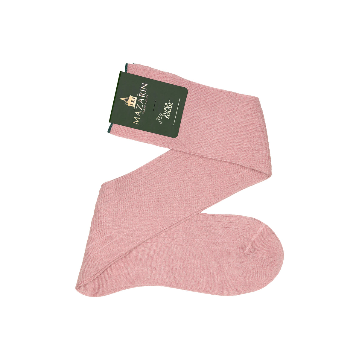 Mi-bas | Vieux Rose - Super-solide fil d'Écosse