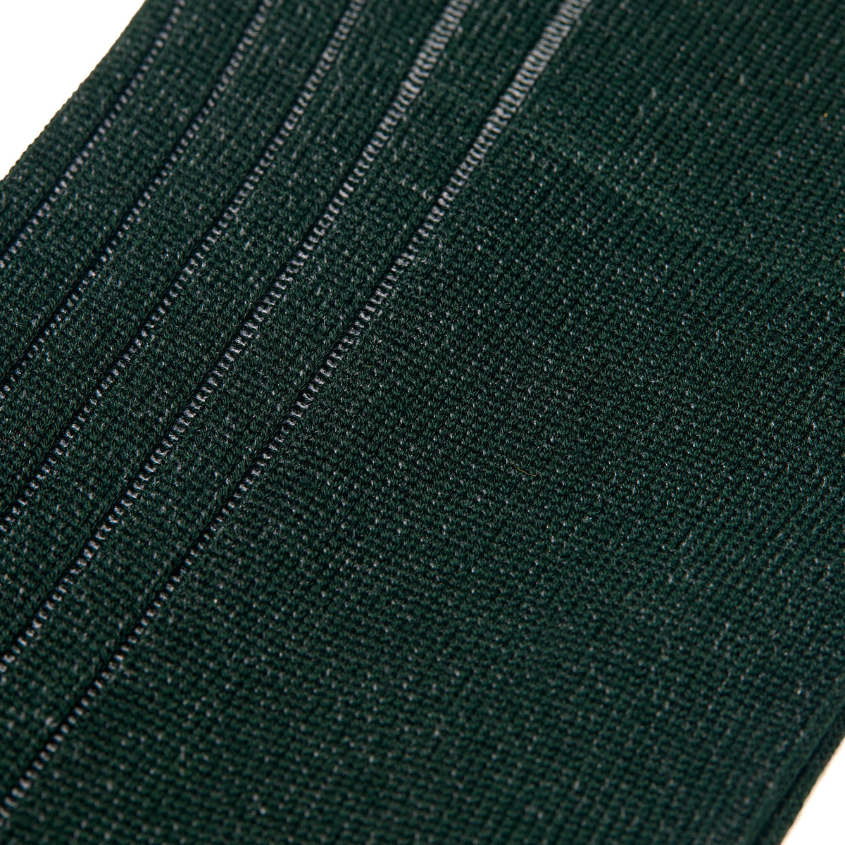 Knee-high | Academy Green & Light Gray - Super-strong Cotton Lisle